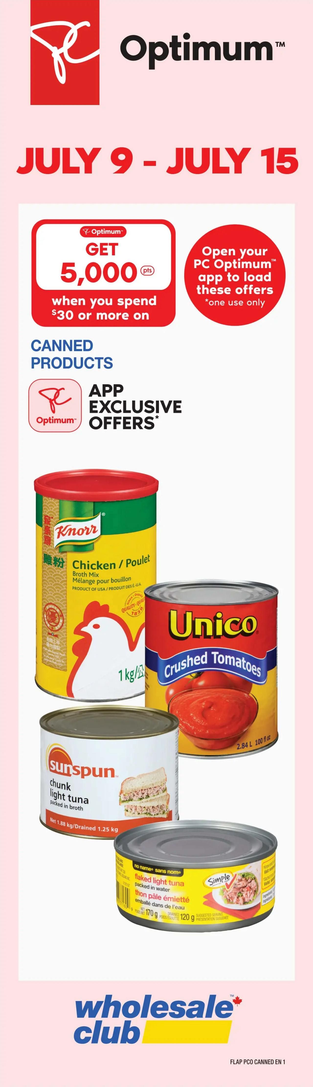 Wholesale Club (ON) Flyer July 9 to 15