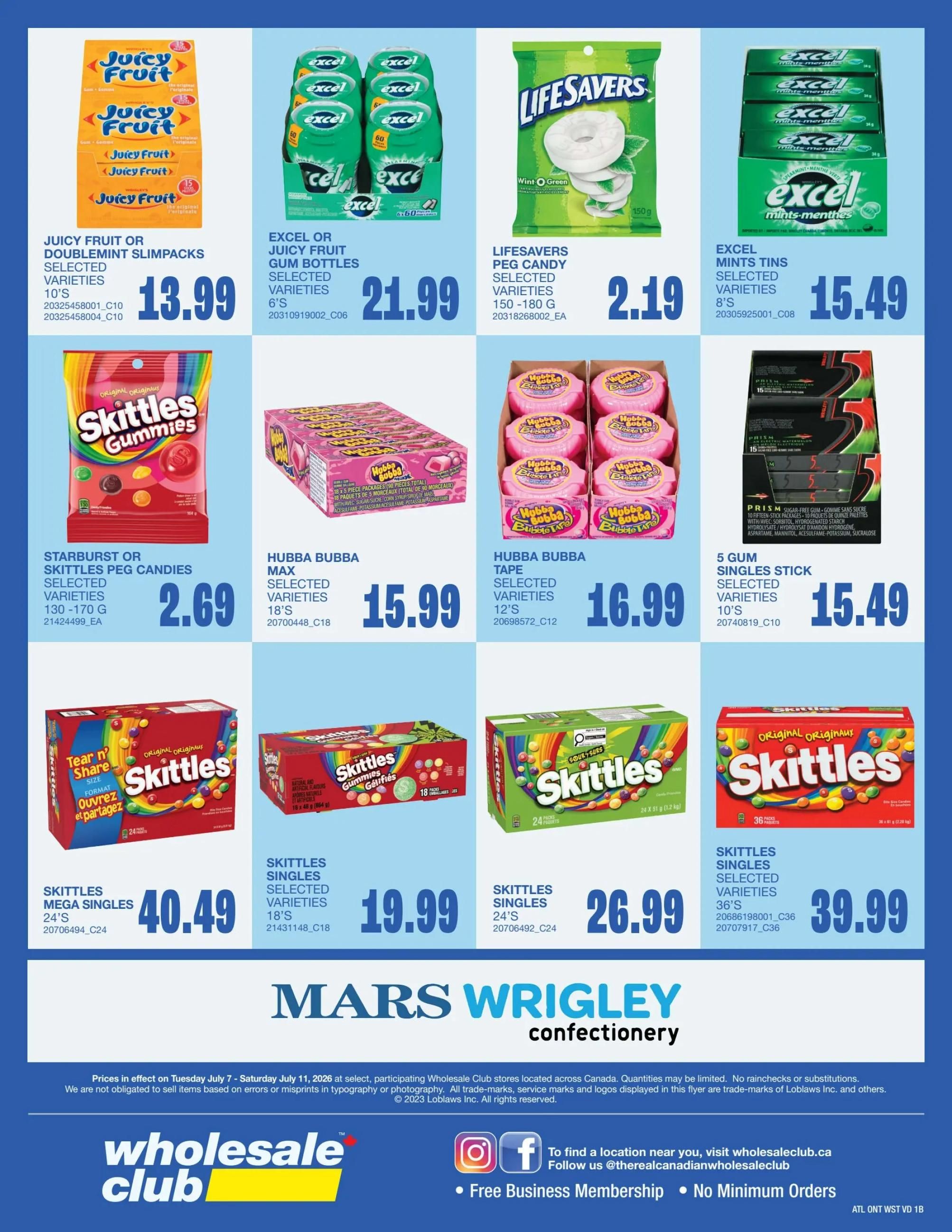 Wholesale Club (ON) Flyer July 9 to 15