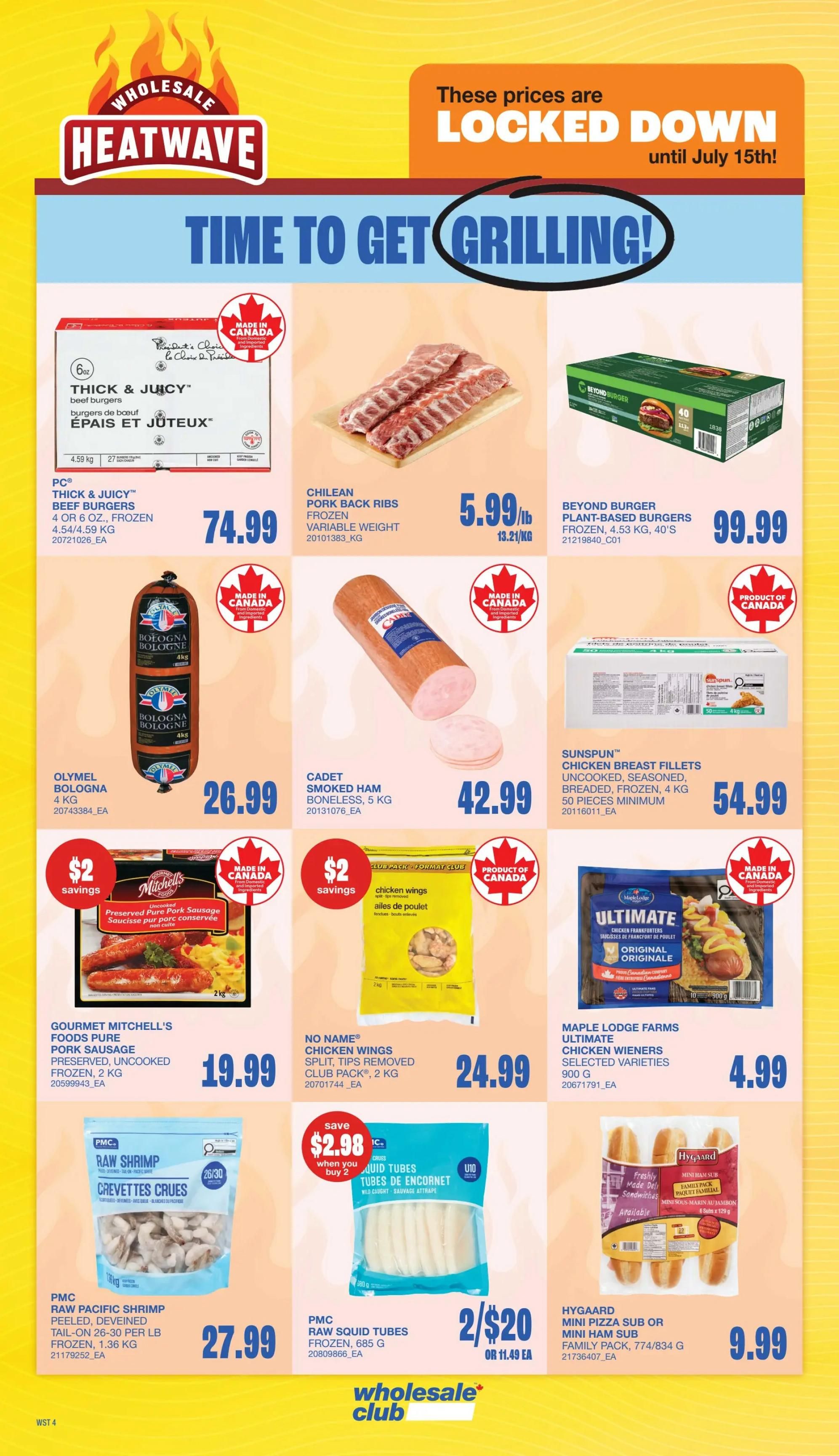 Wholesale Club (West) Flyer July 9 to 15