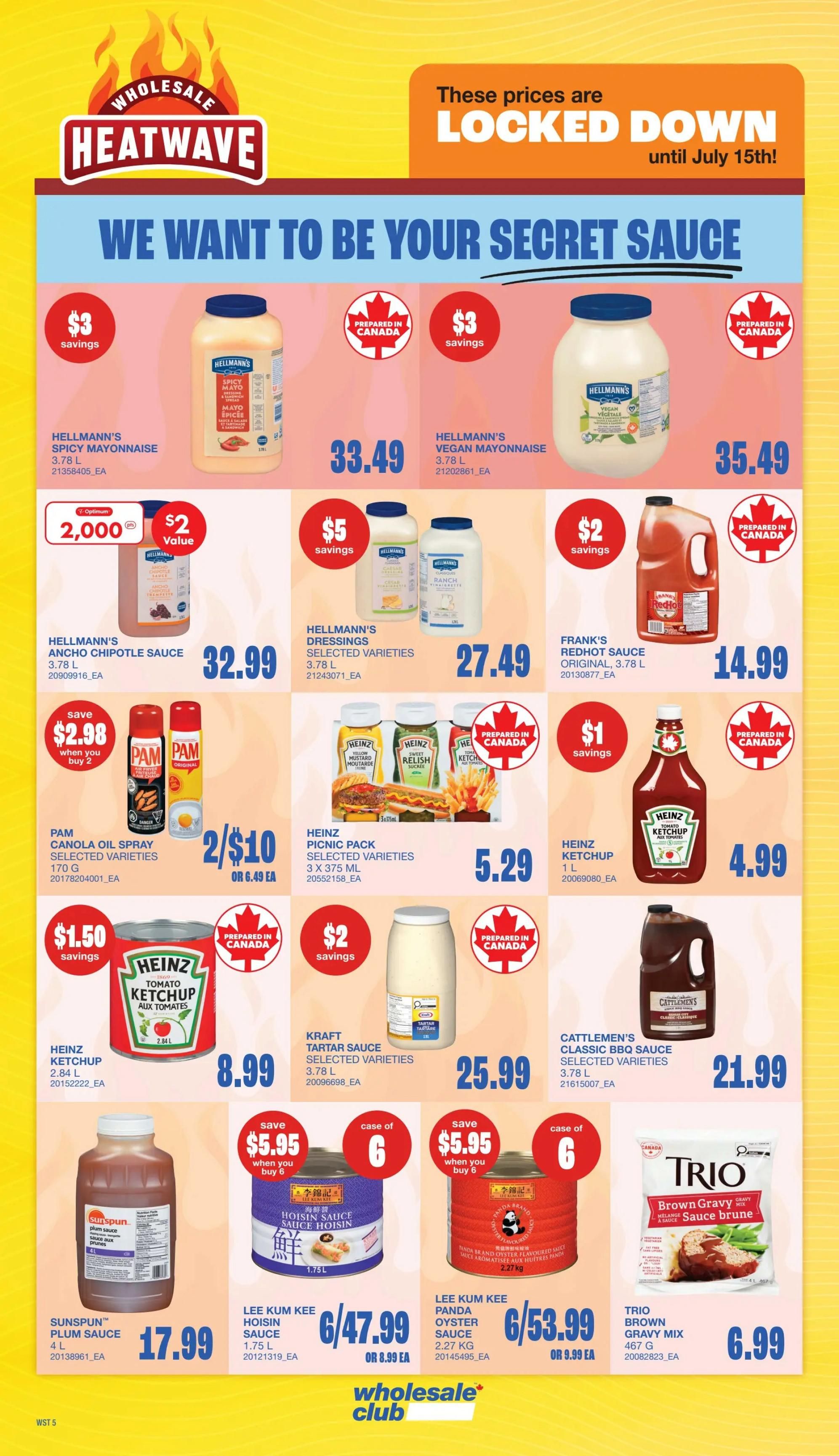 Wholesale Club (West) Flyer July 9 to 15