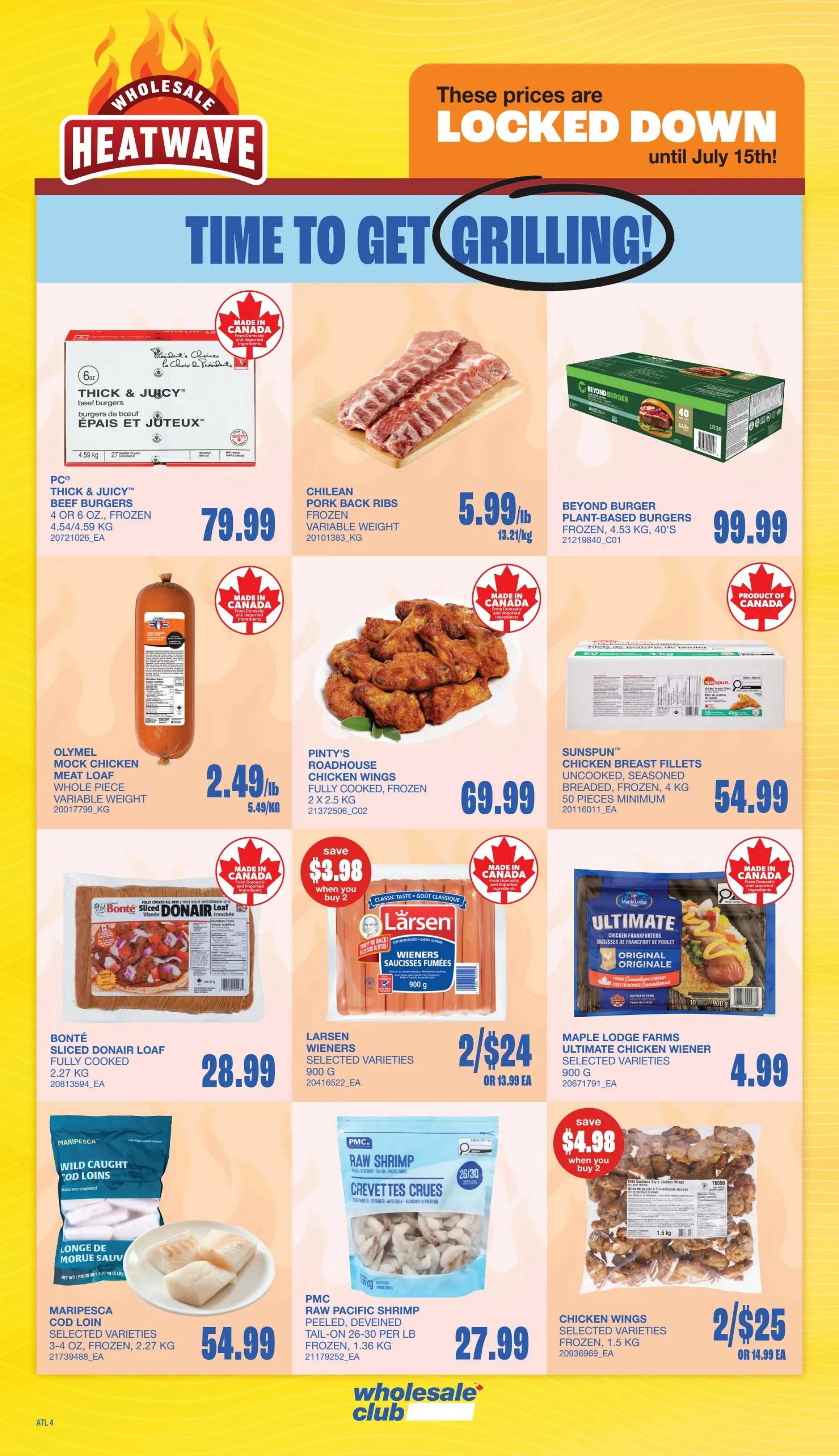 Wholesale Club (Atlantic) Flyer July 9 to 15