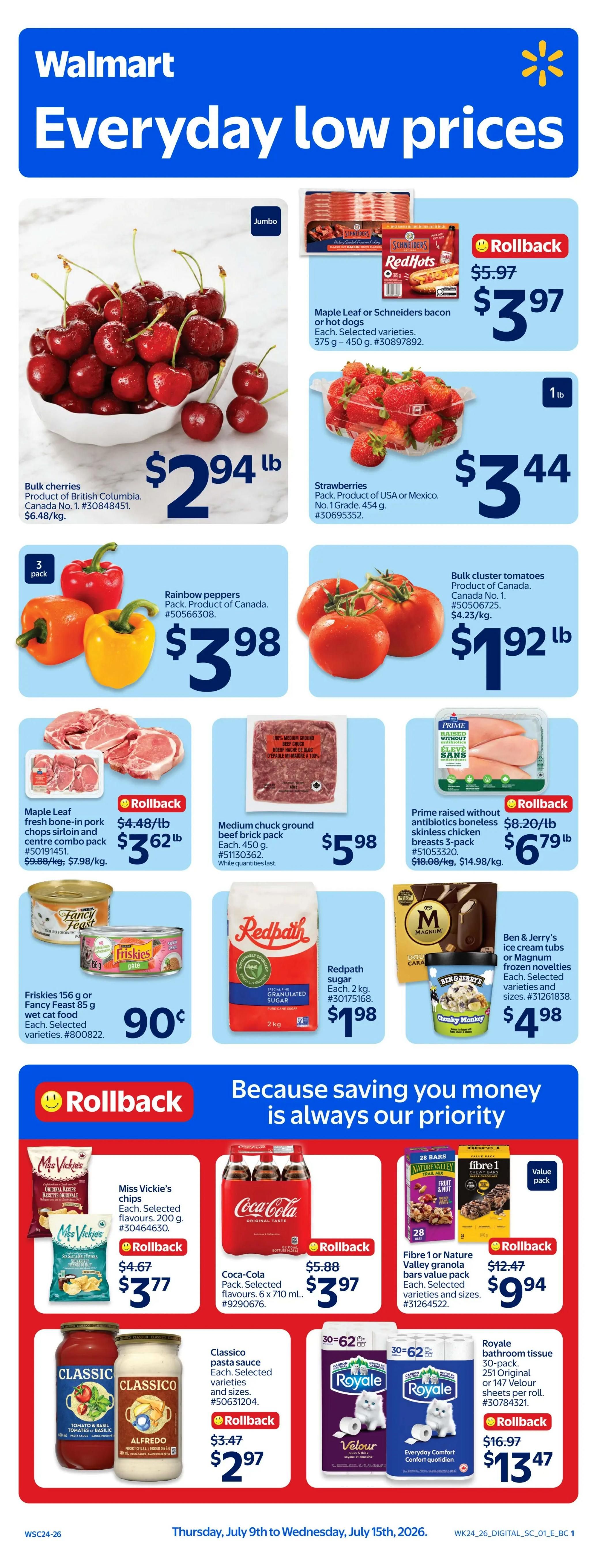 Walmart (West) Flyer July 9 to 15
