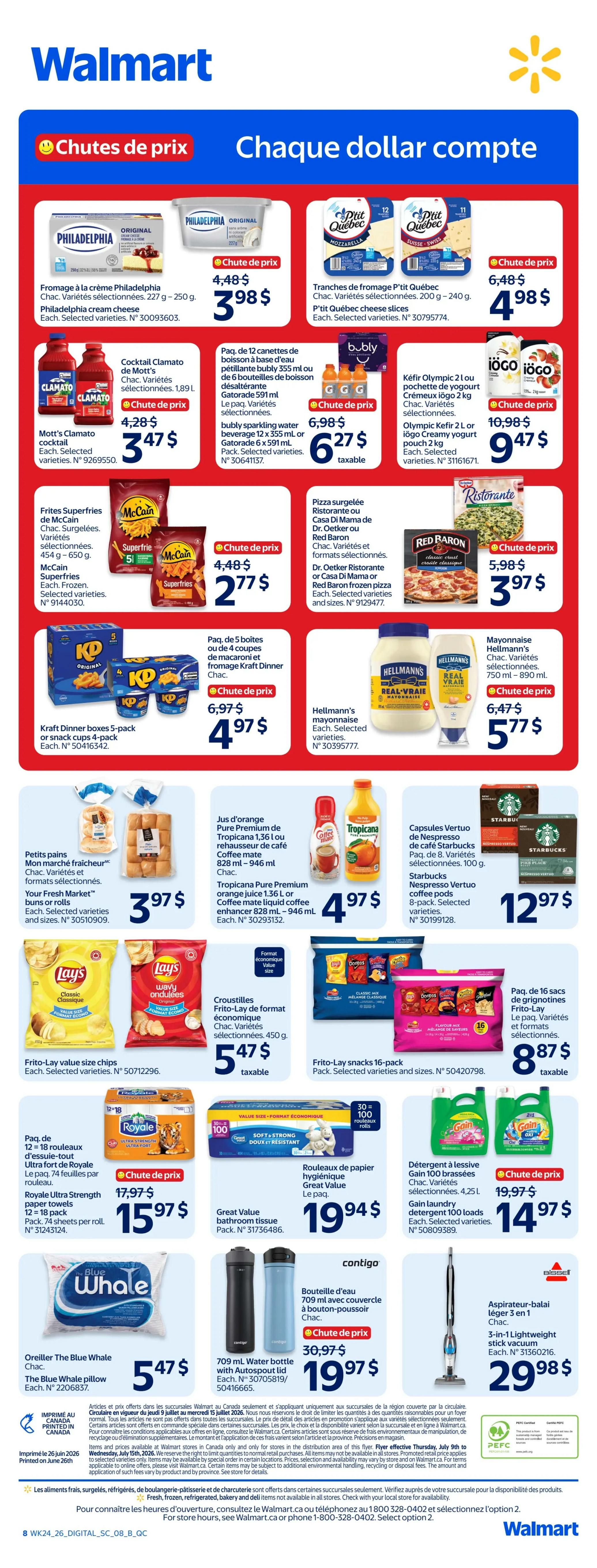 Walmart (QC) Flyer July 9 to 15
