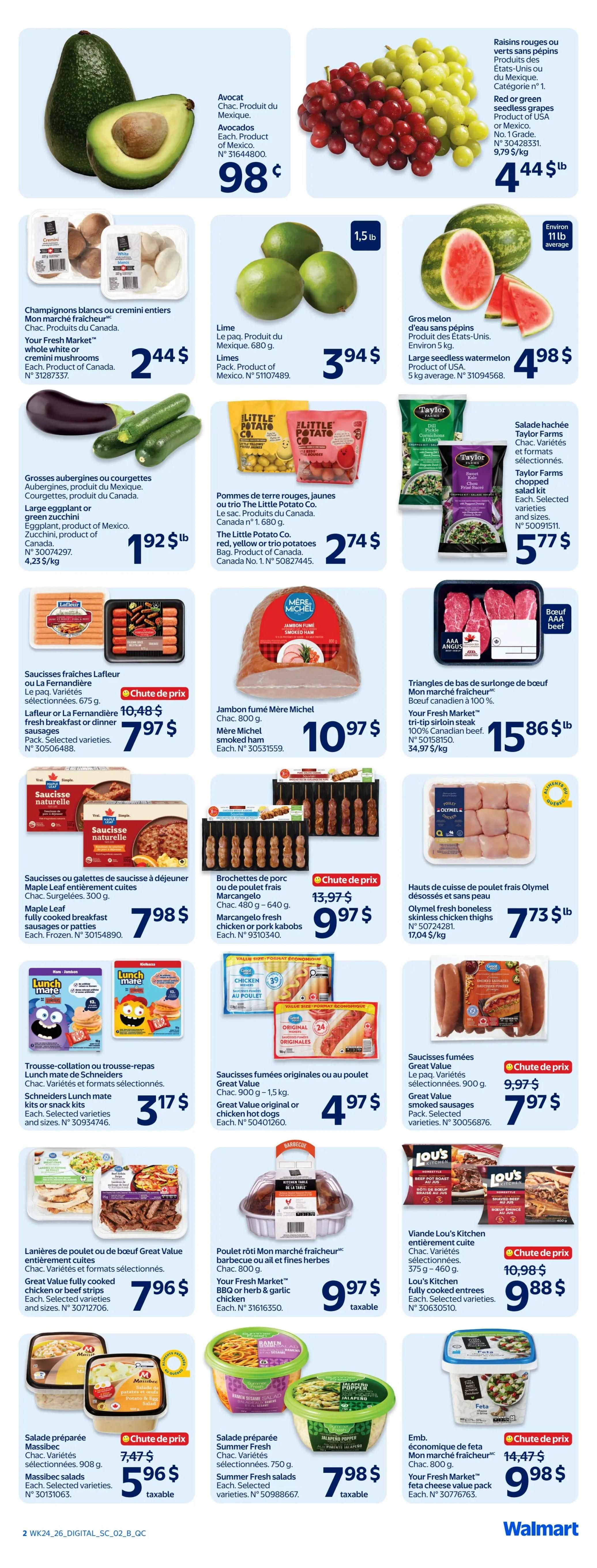Walmart (QC) Flyer July 9 to 15