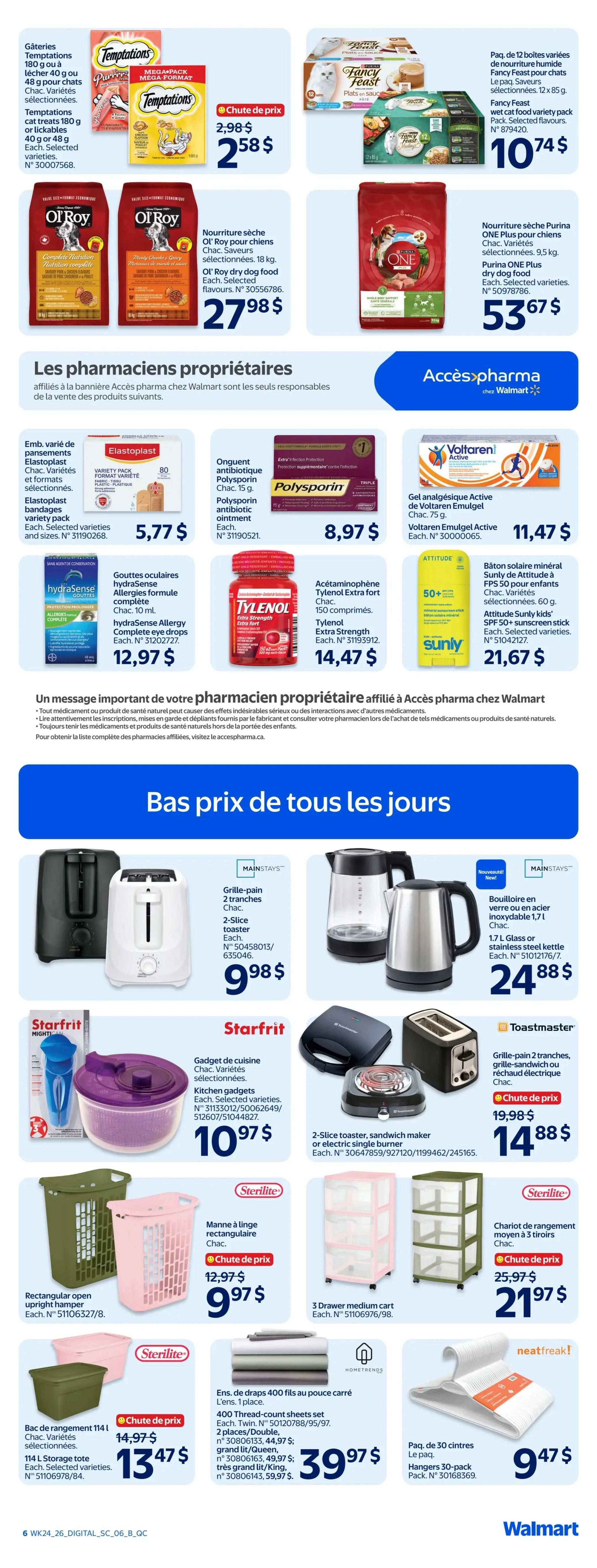 Walmart (QC) Flyer July 9 to 15