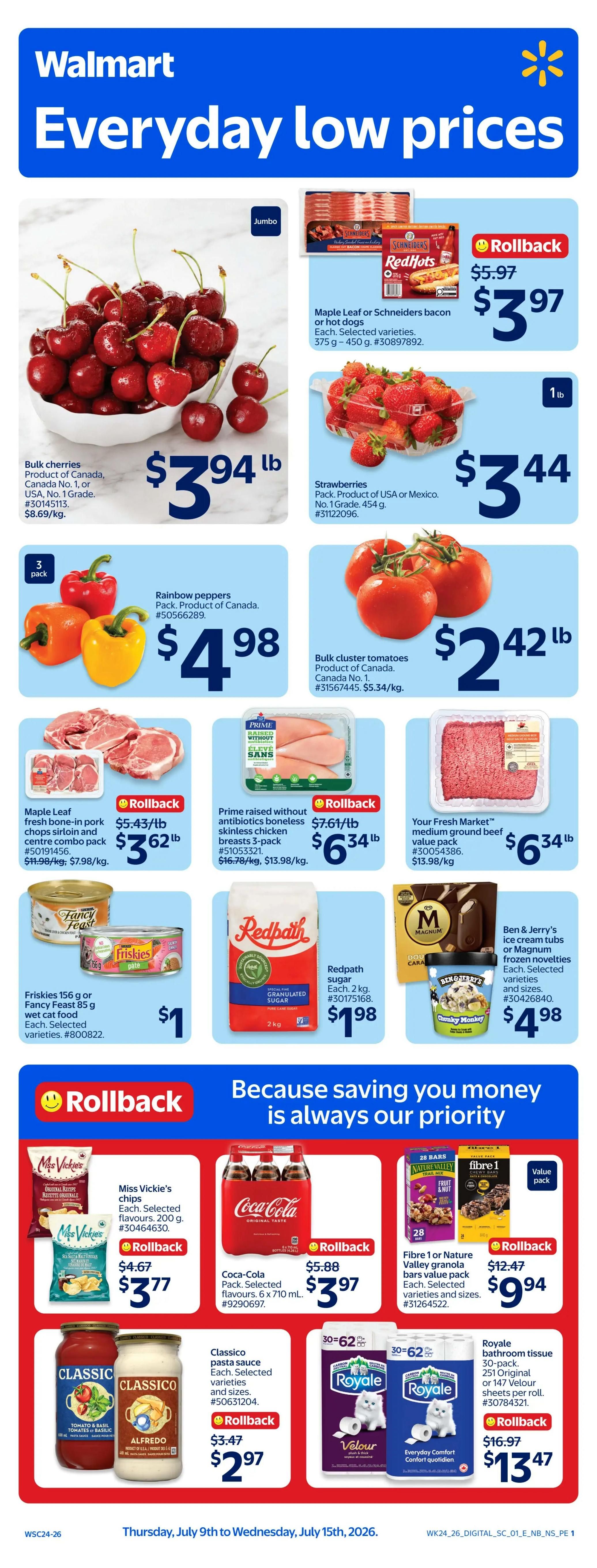 Walmart (Atlantic) Flyer July 9 to 15