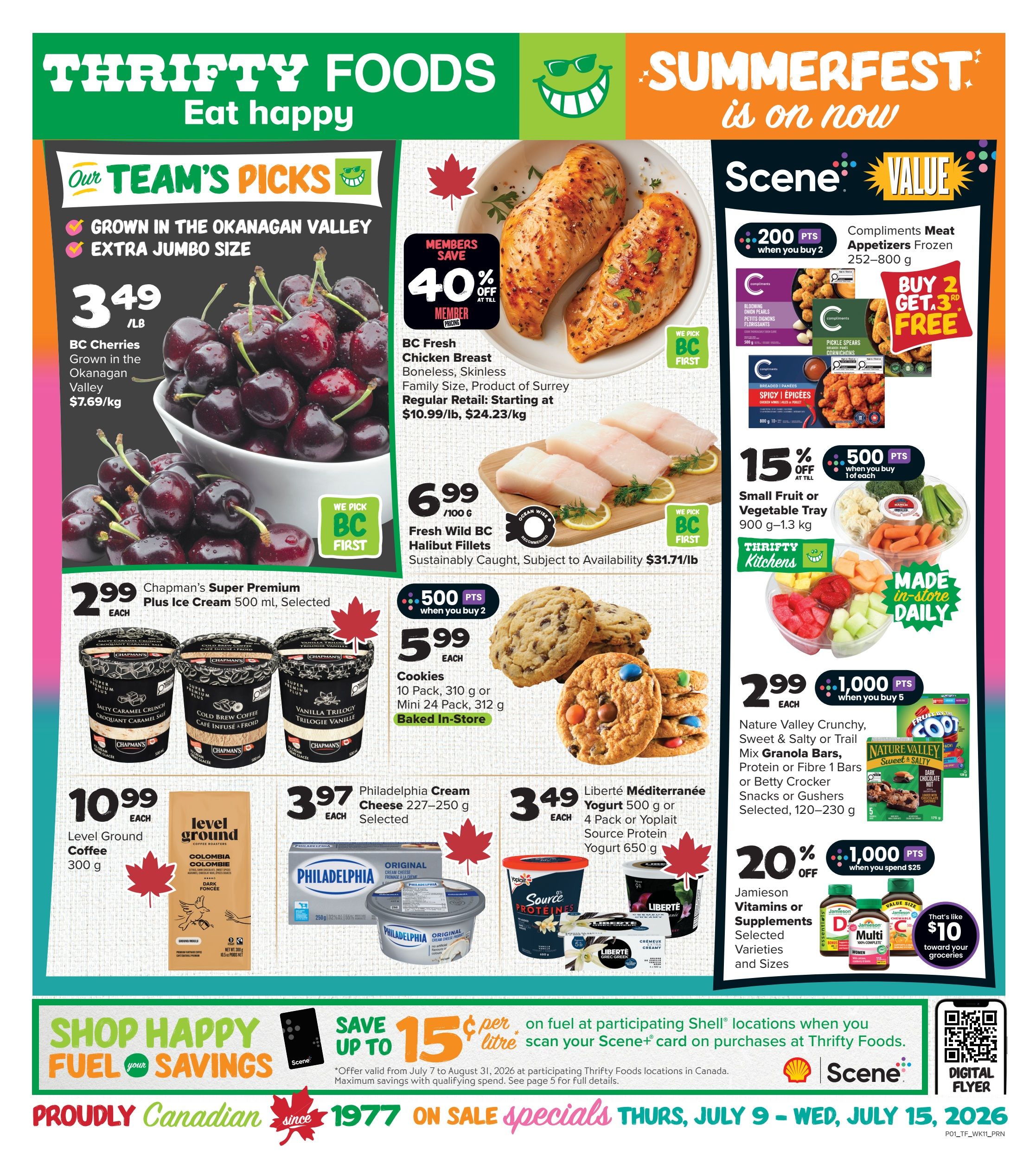 Thrifty Foods Flyer July 9 to 15