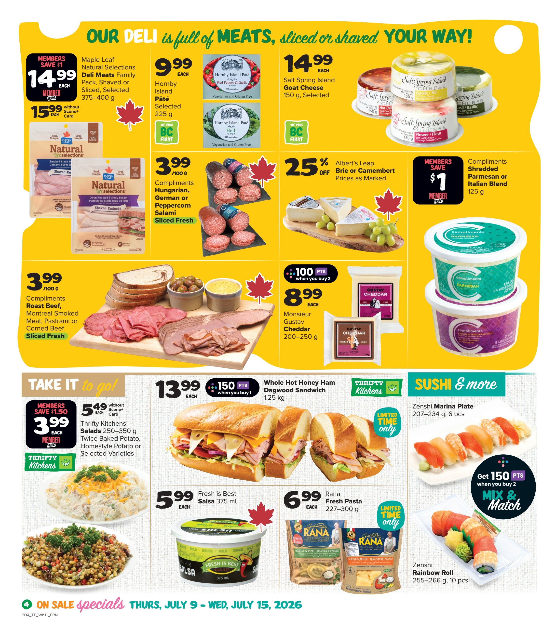 Thrifty Foods Flyer July 9 to 15