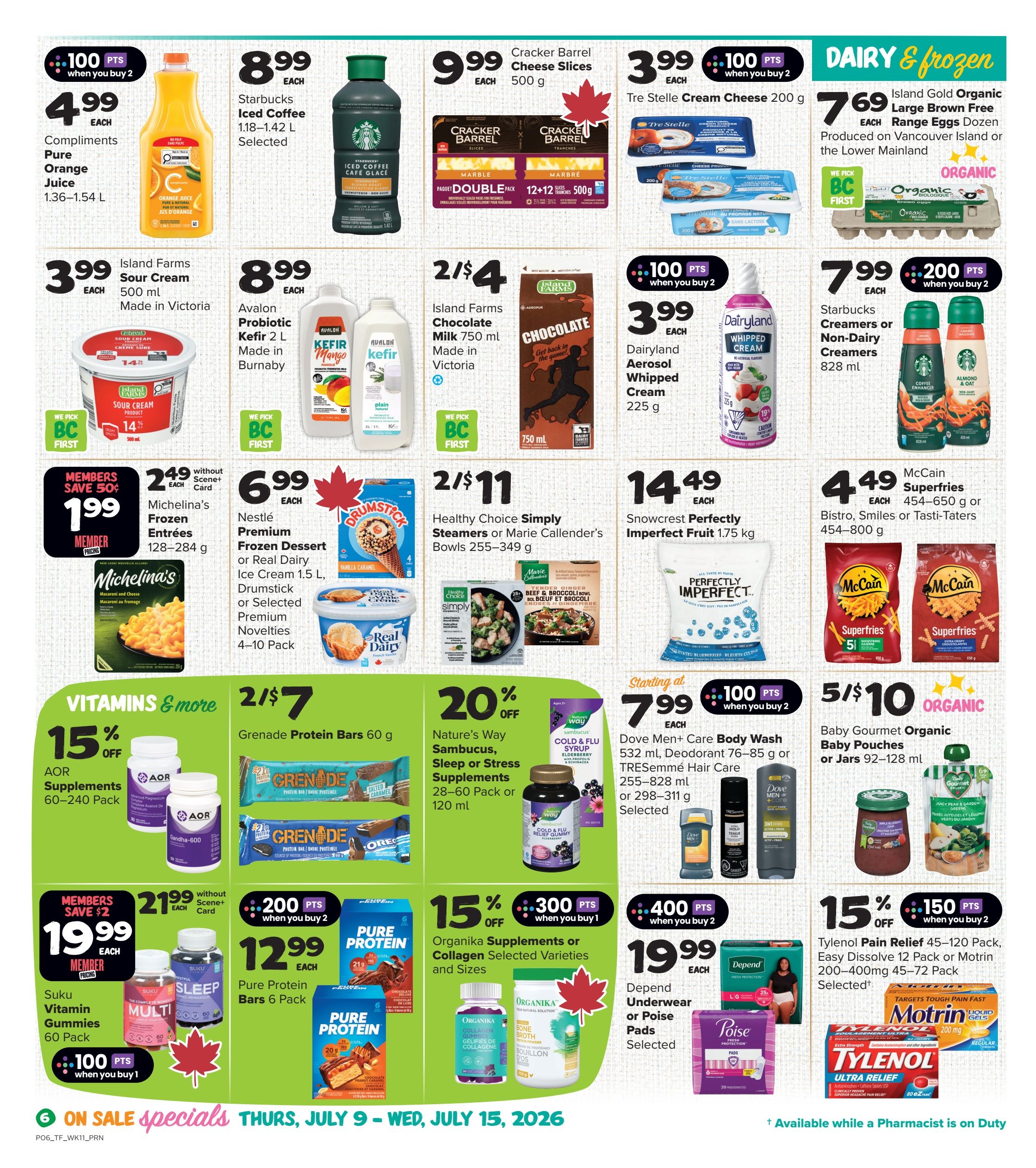 Thrifty Foods Flyer July 9 to 15