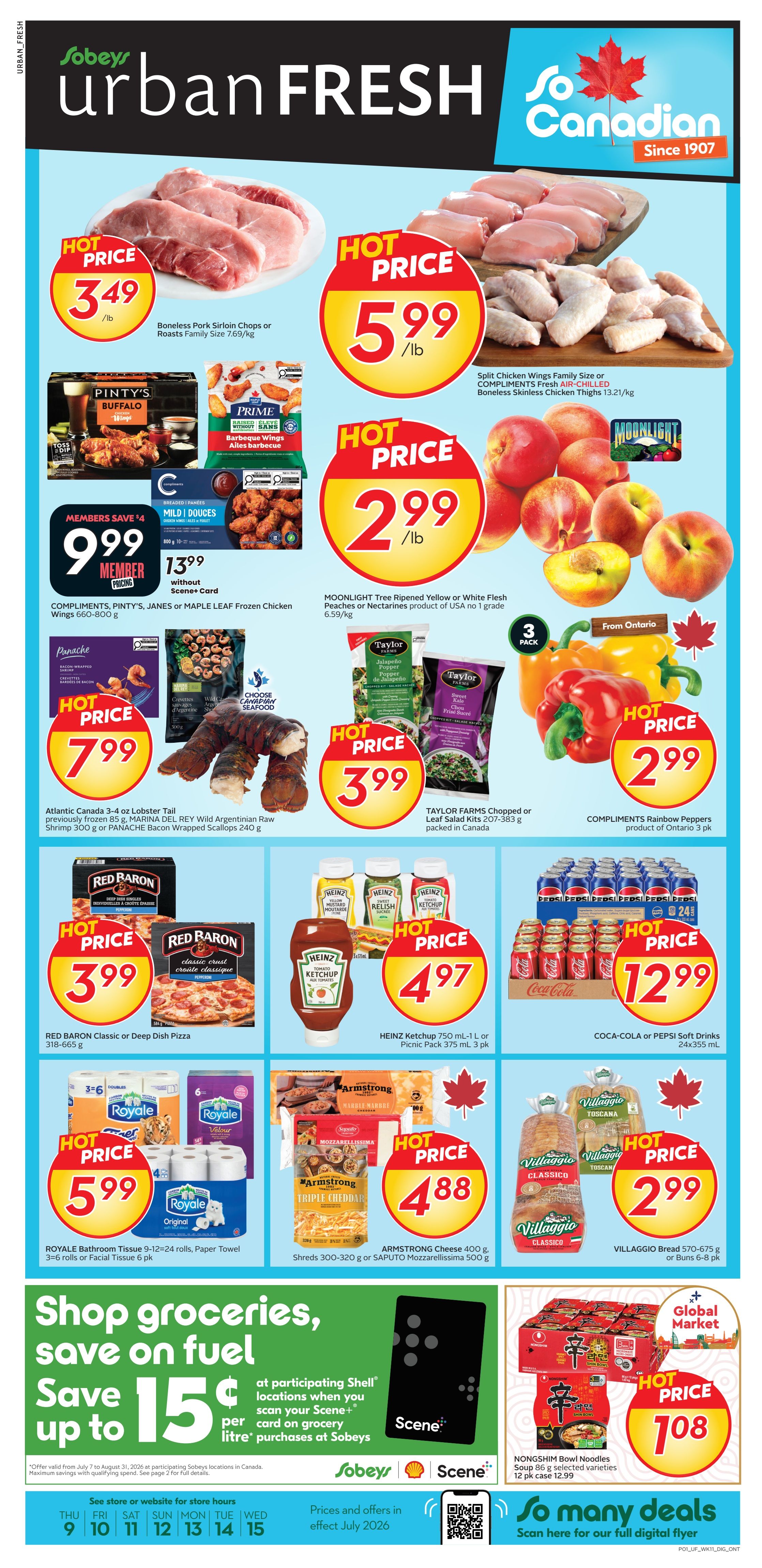 Sobeys Urban Fresh Flyer July 9 to 15