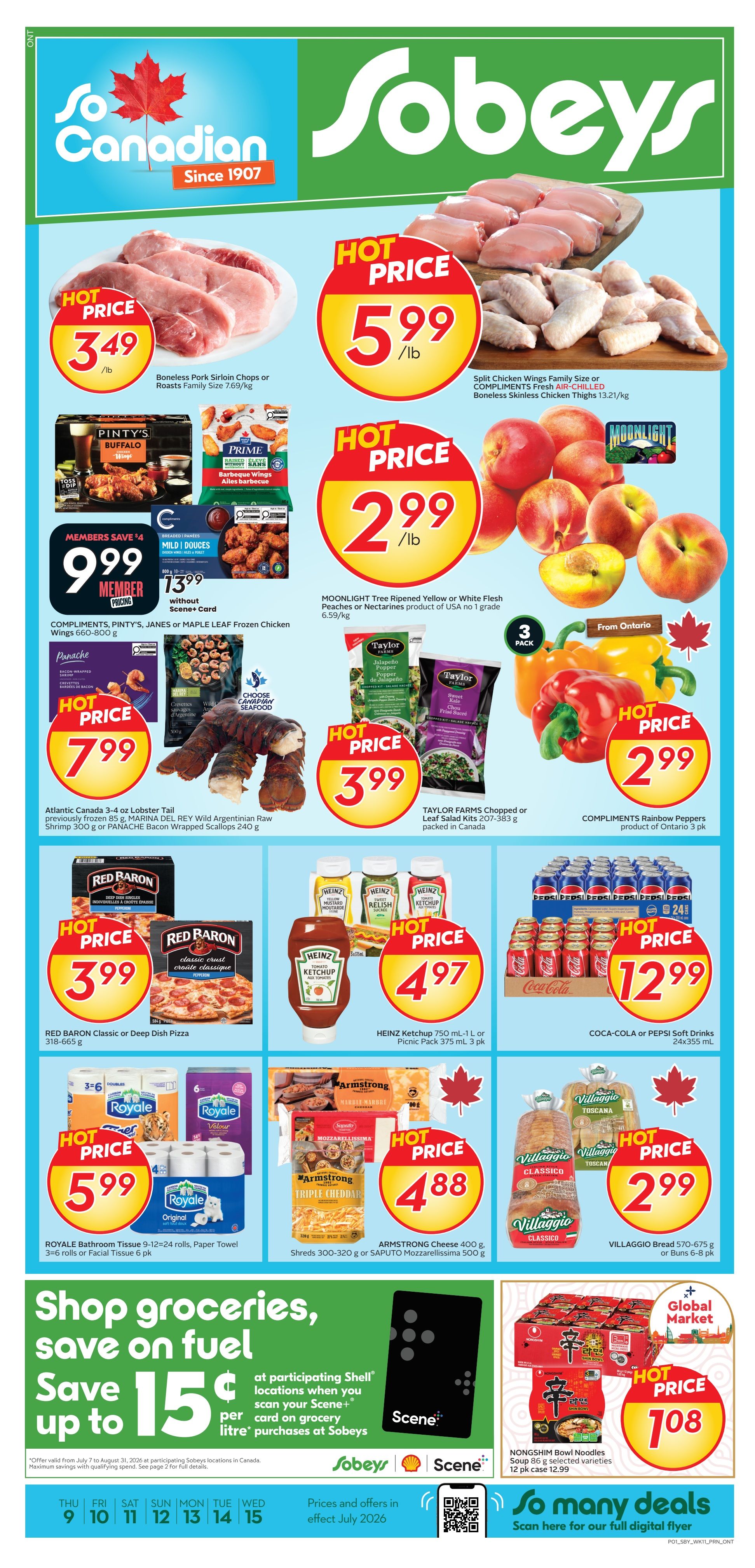 Sobeys (ON) Flyer July 9 to 15