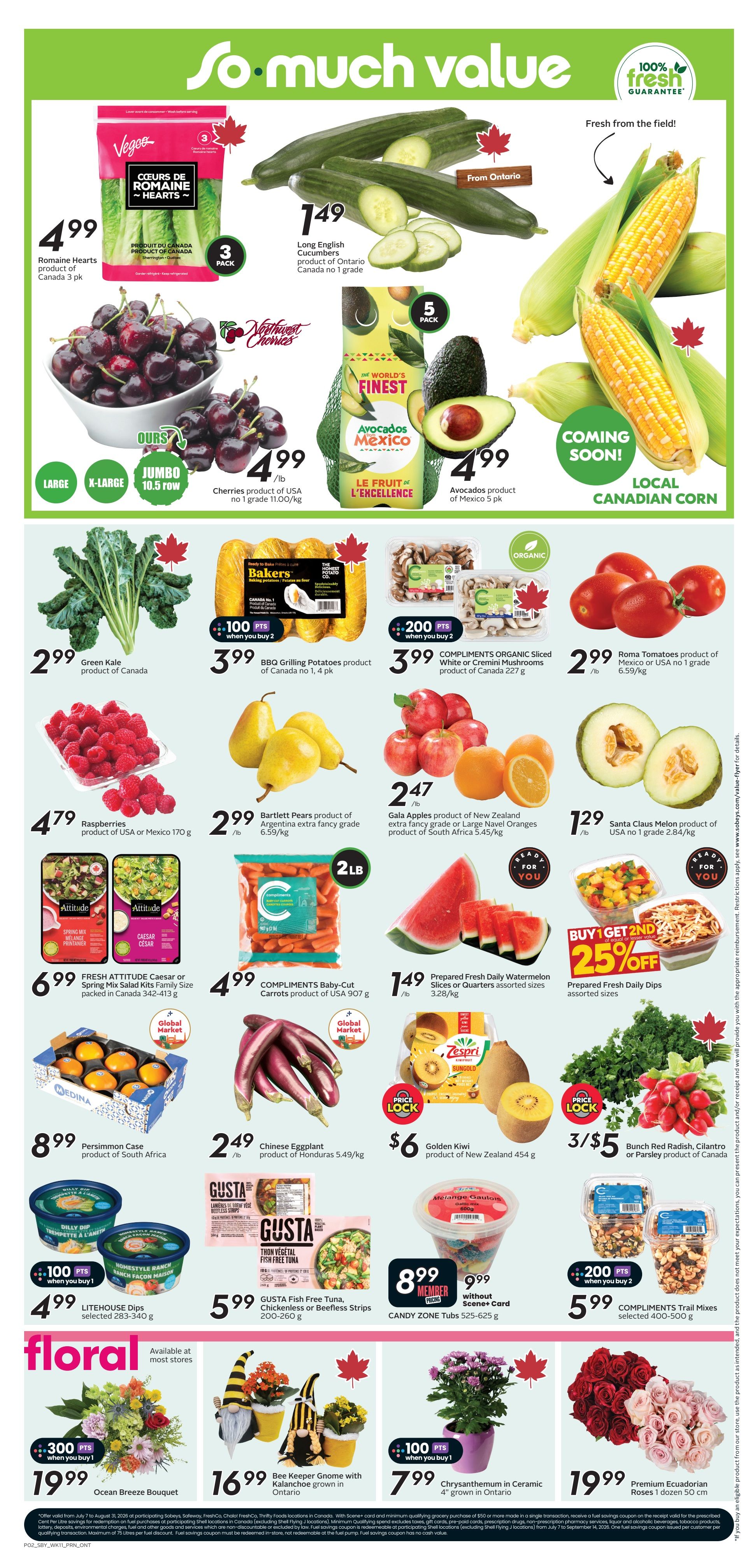 Sobeys (ON) Flyer July 9 to 15