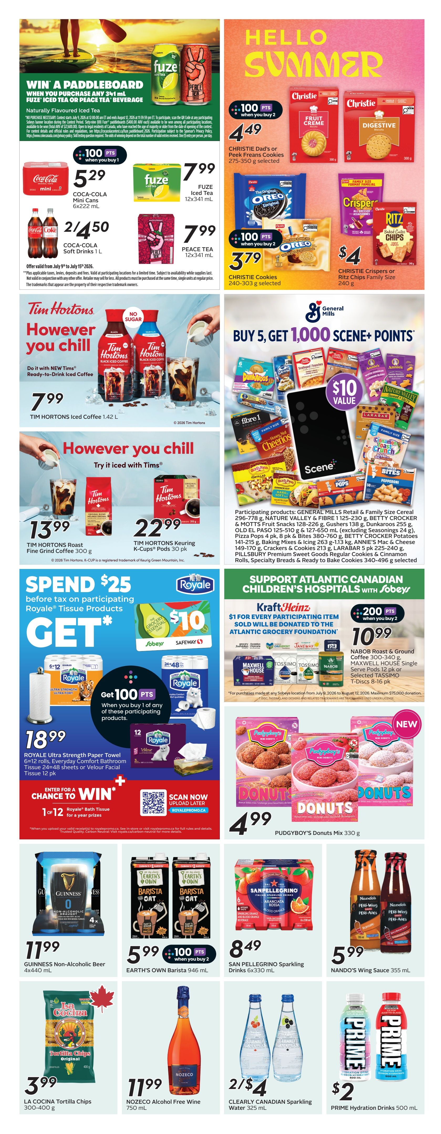 Sobeys (Atlantic) Flyer July 9 to 15