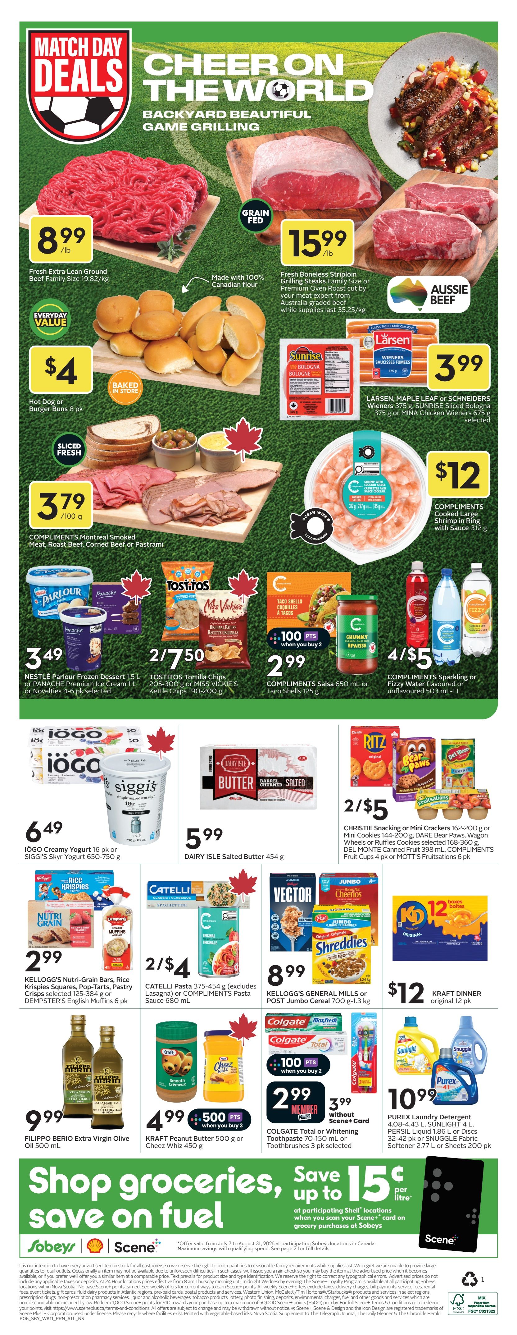 Sobeys (Atlantic) Flyer July 9 to 15