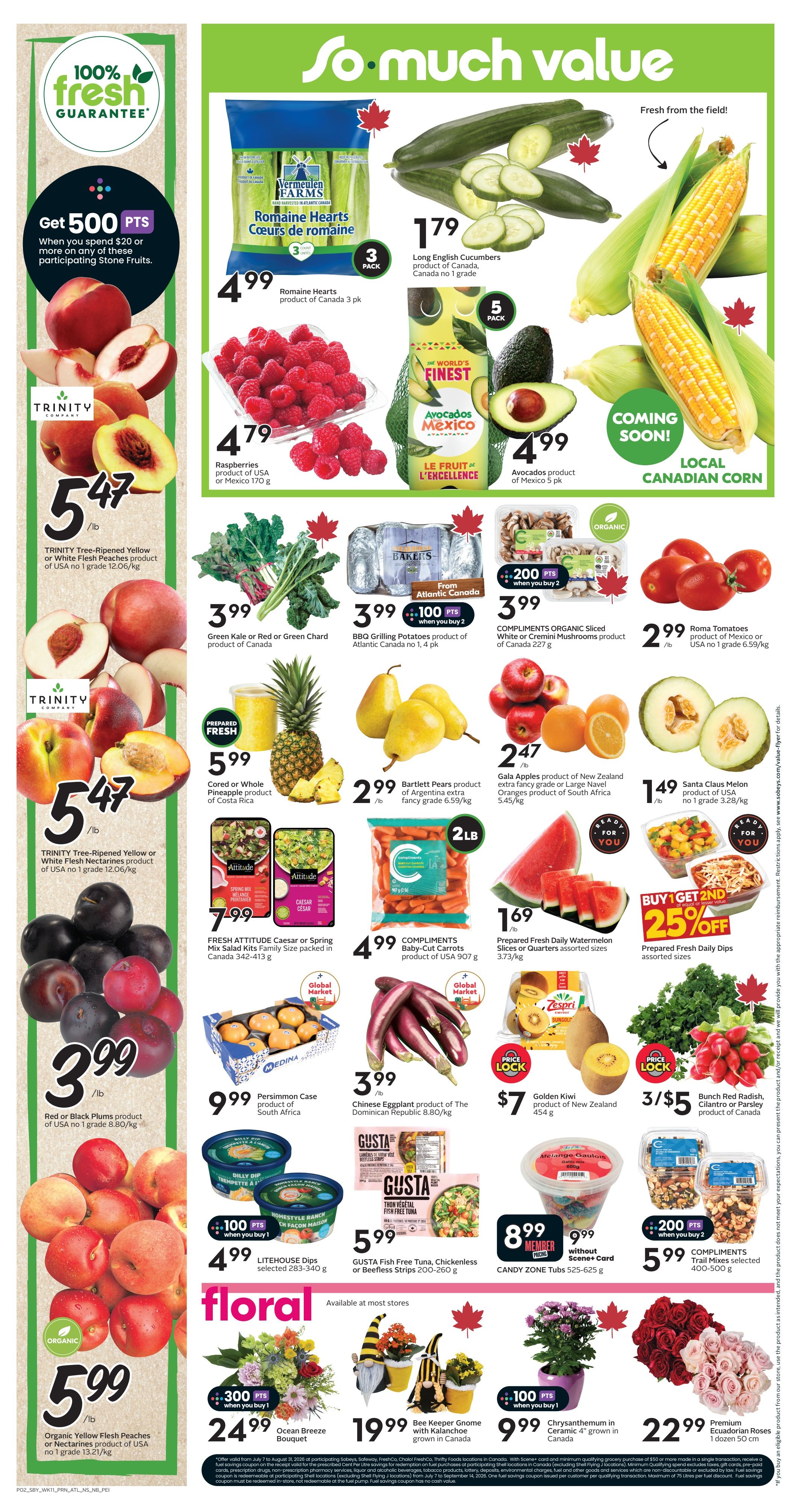 Sobeys (Atlantic) Flyer July 9 to 15