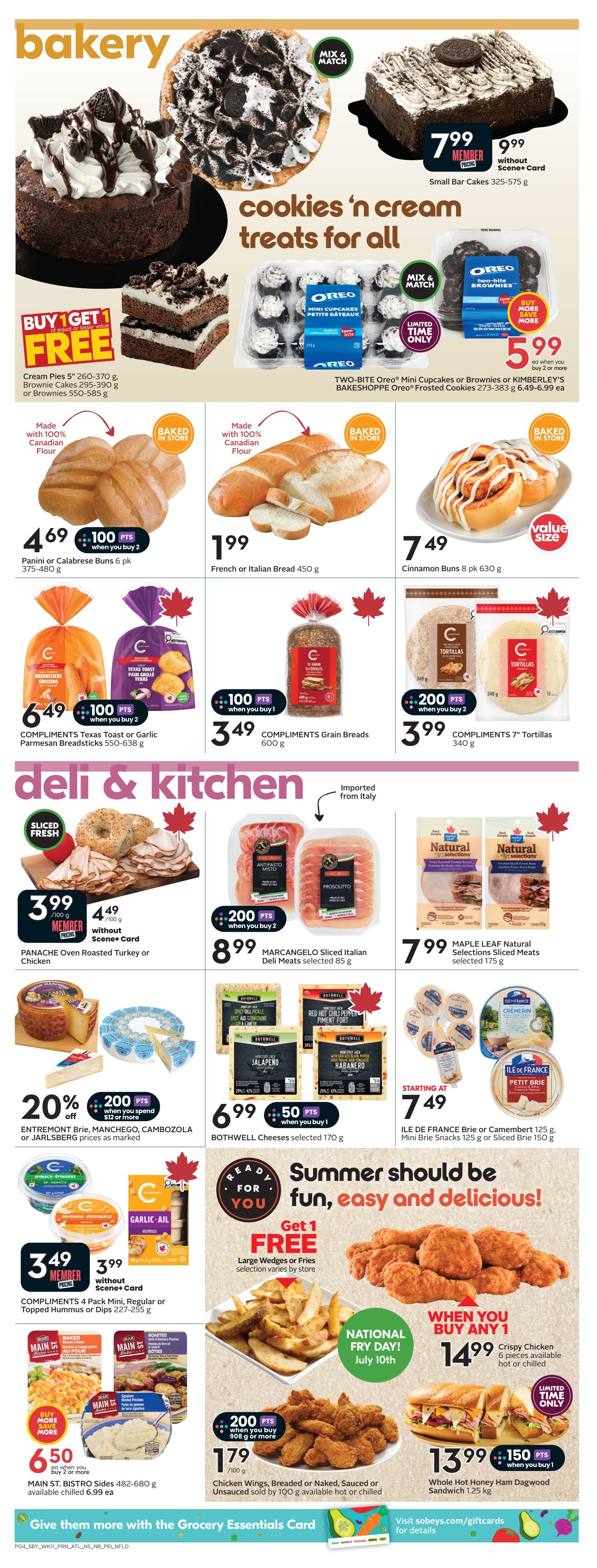 Sobeys (Atlantic) Flyer July 9 to 15