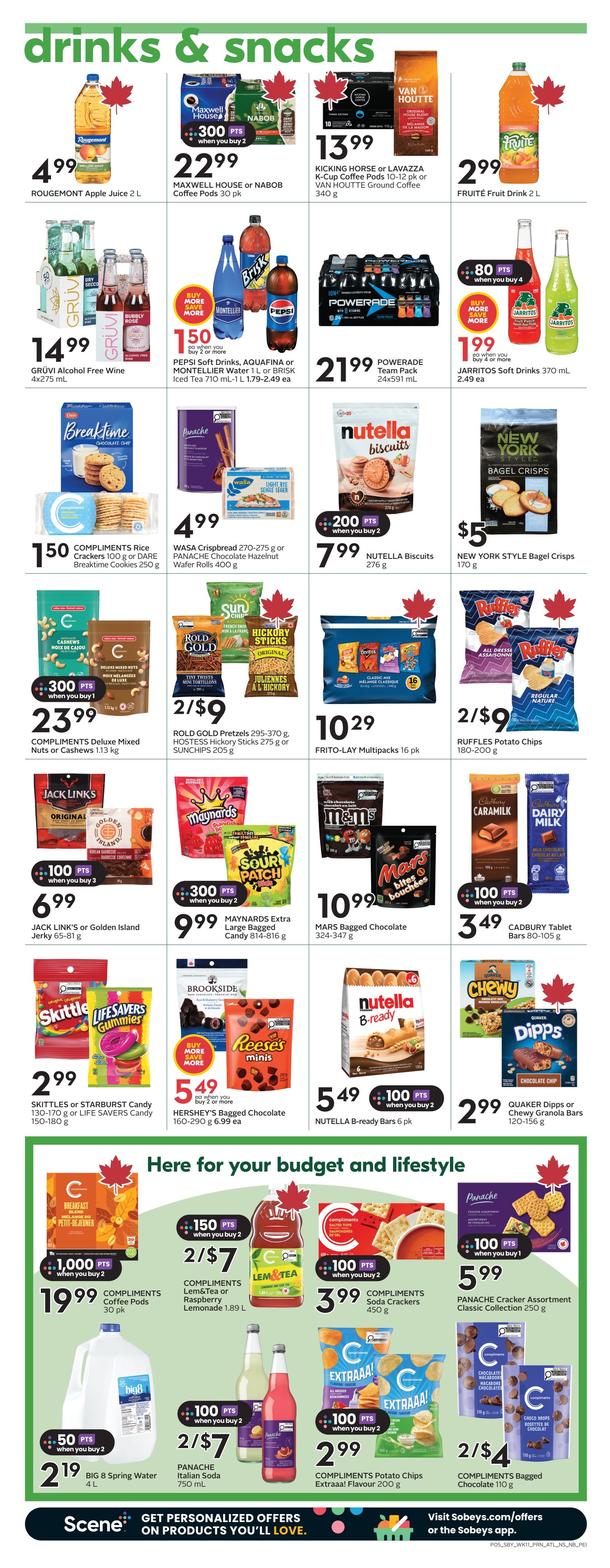 Sobeys (Atlantic) Flyer July 9 to 15