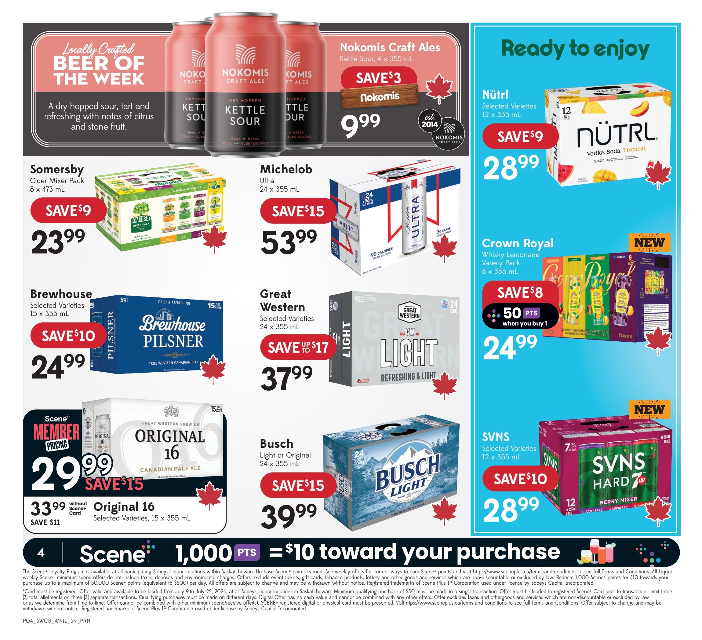 Sobeys (SK) SWCB Flyer July 9 to 15