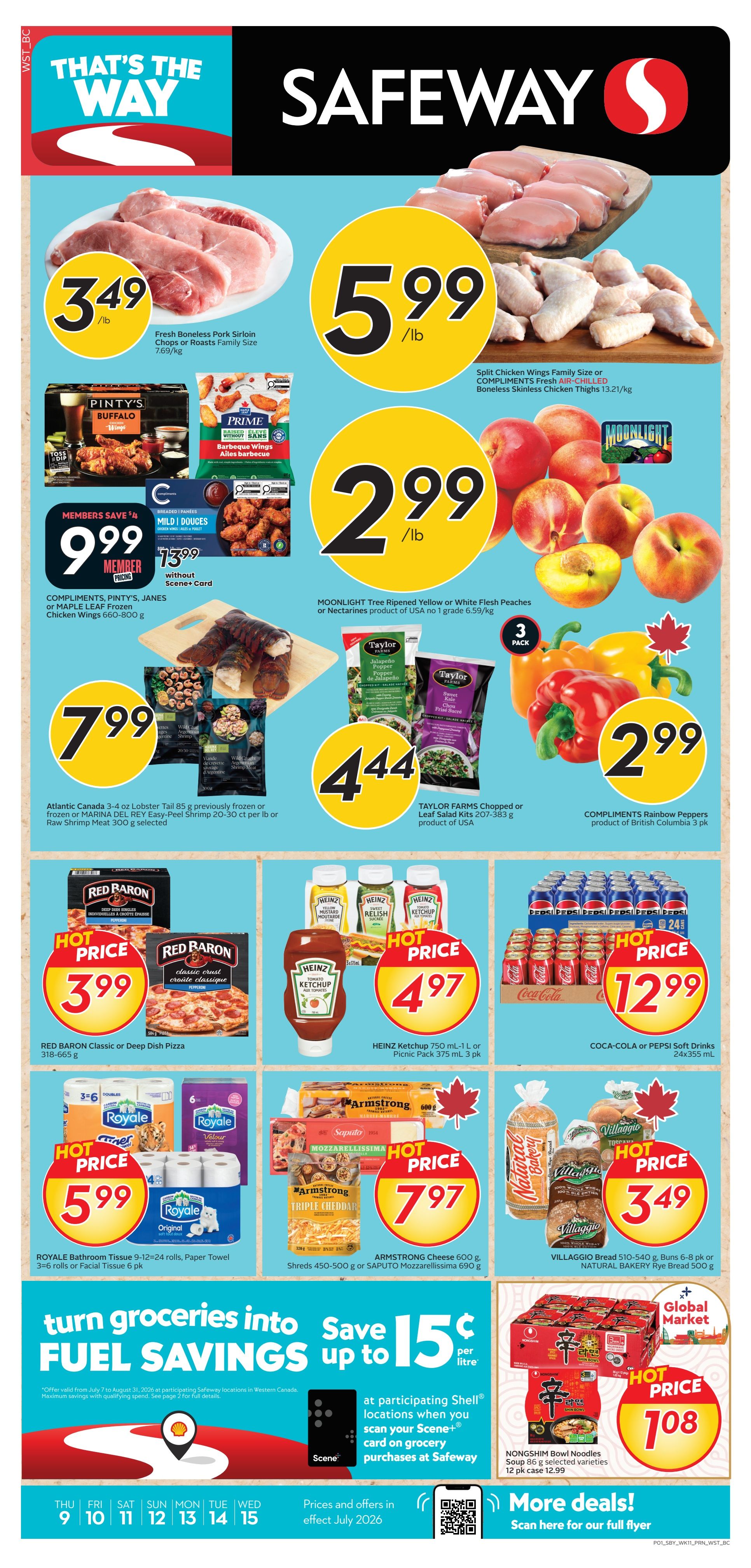 Safeway (BC) Flyer July 9 to 15