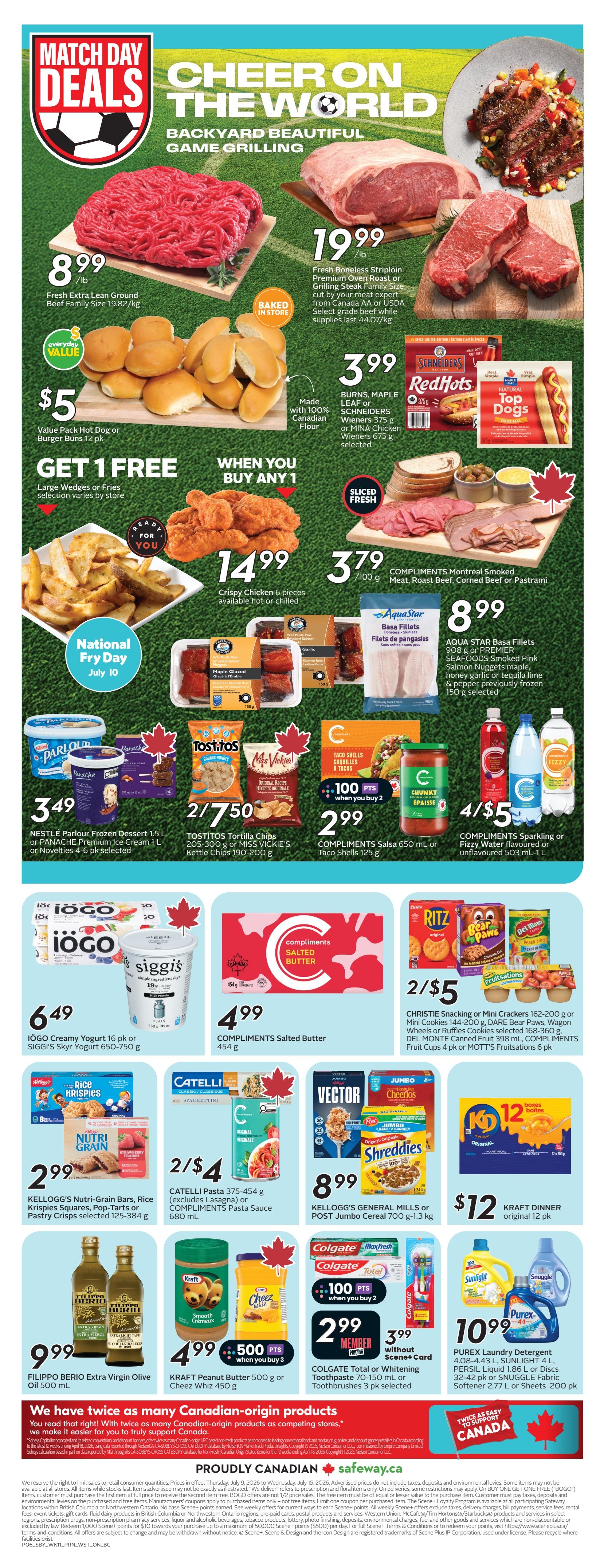 Safeway (BC) Flyer July 9 to 15