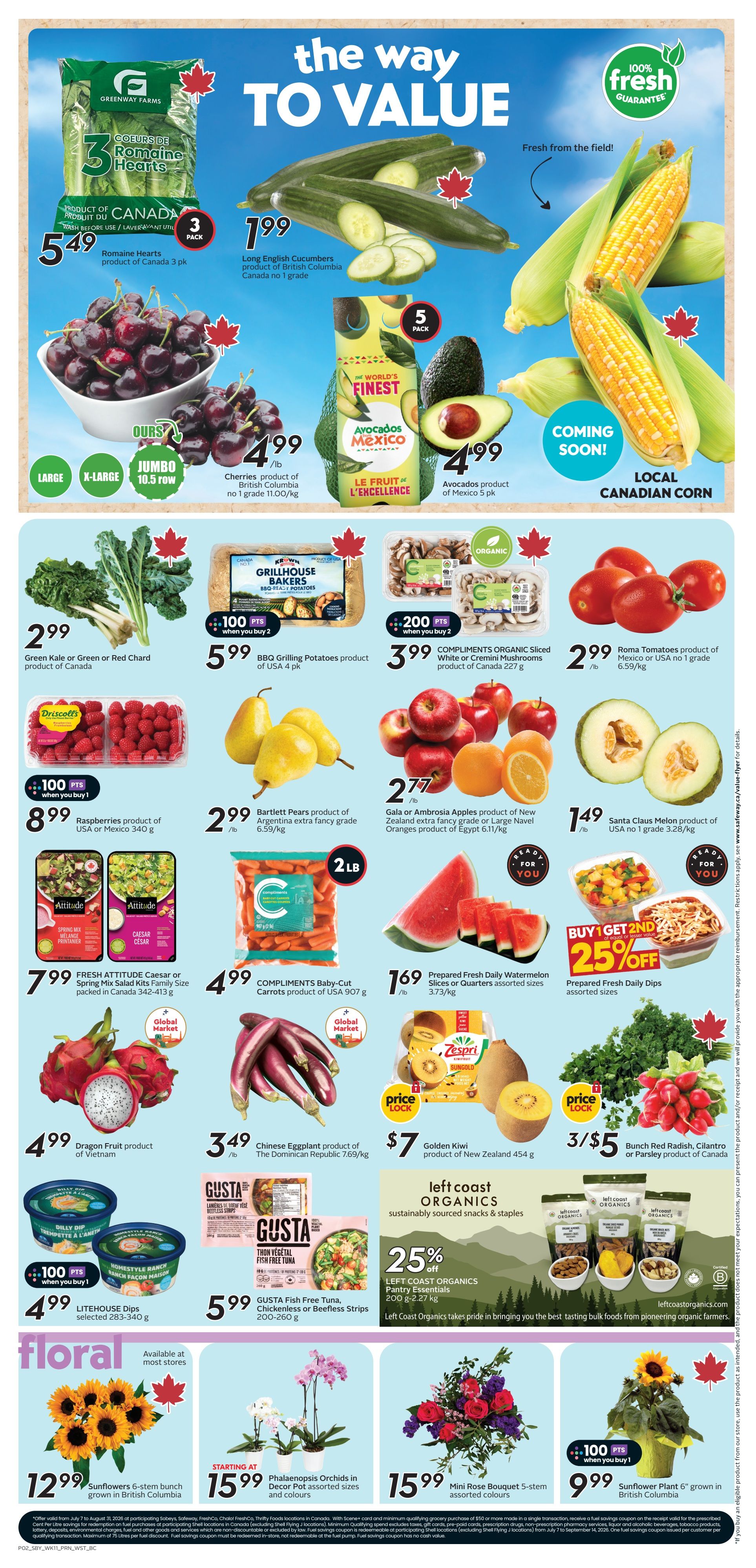Safeway (BC) Flyer July 9 to 15