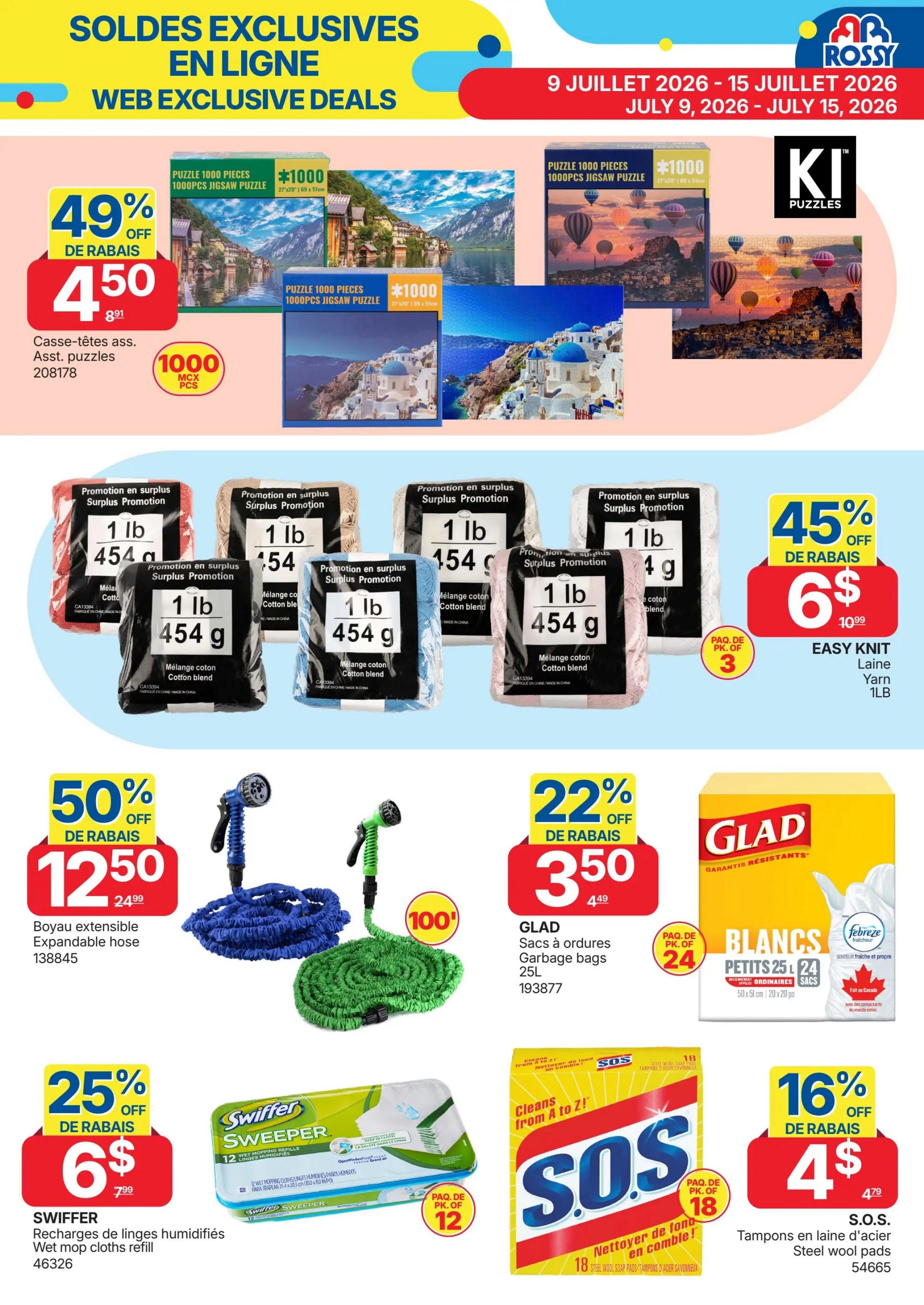 Rossy Flyer July 9 to 15