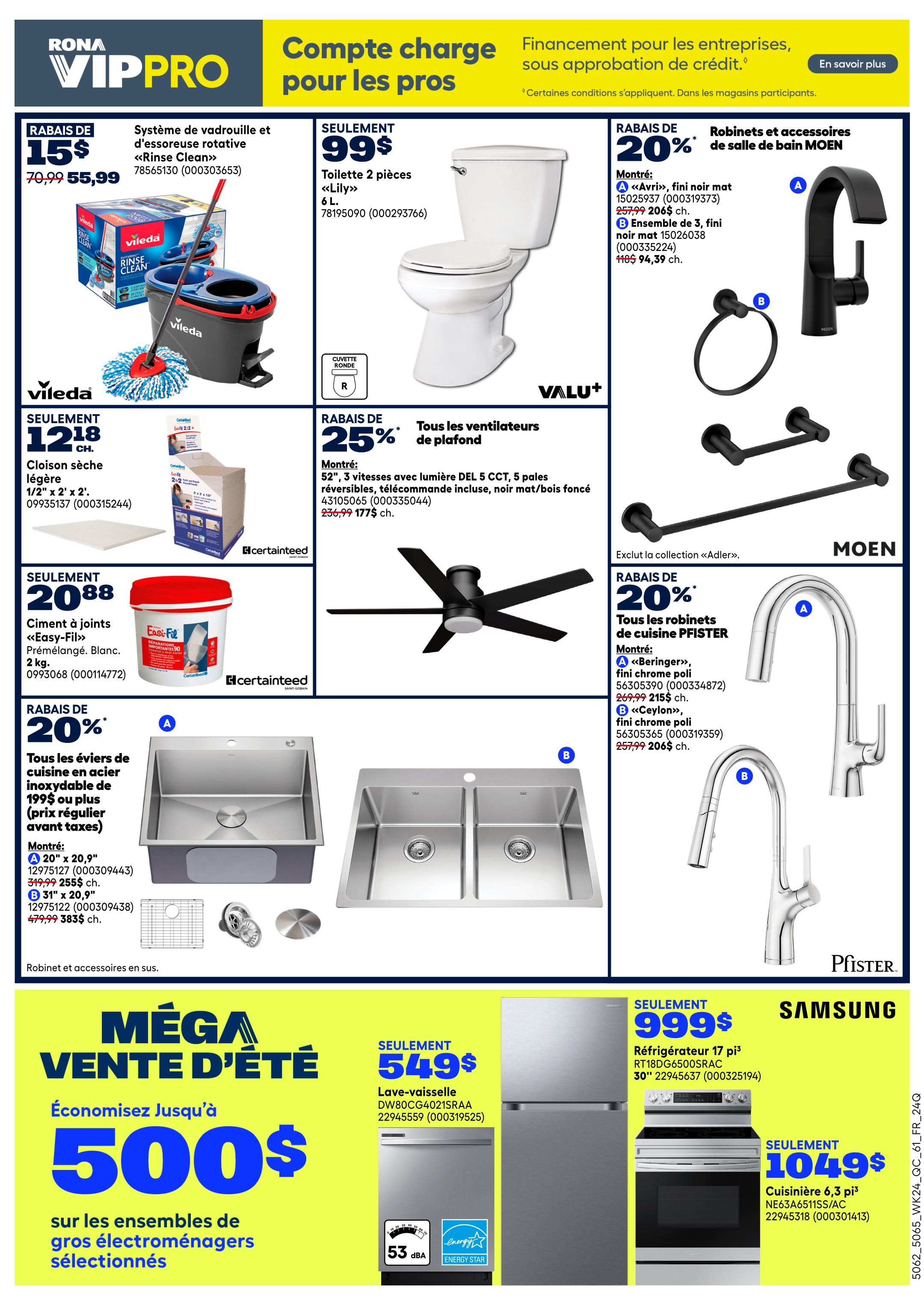 Rona & Rona+ (QC) Flyer July 9 to 15