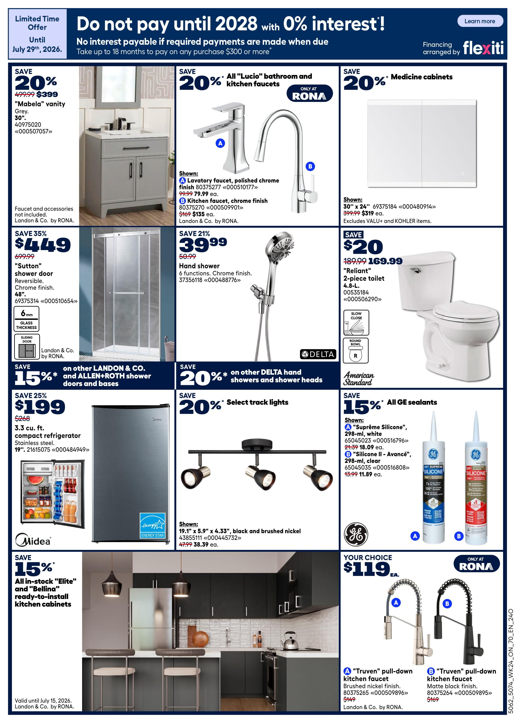 Rona & Rona+ (ON) Flyer July 9 to 15