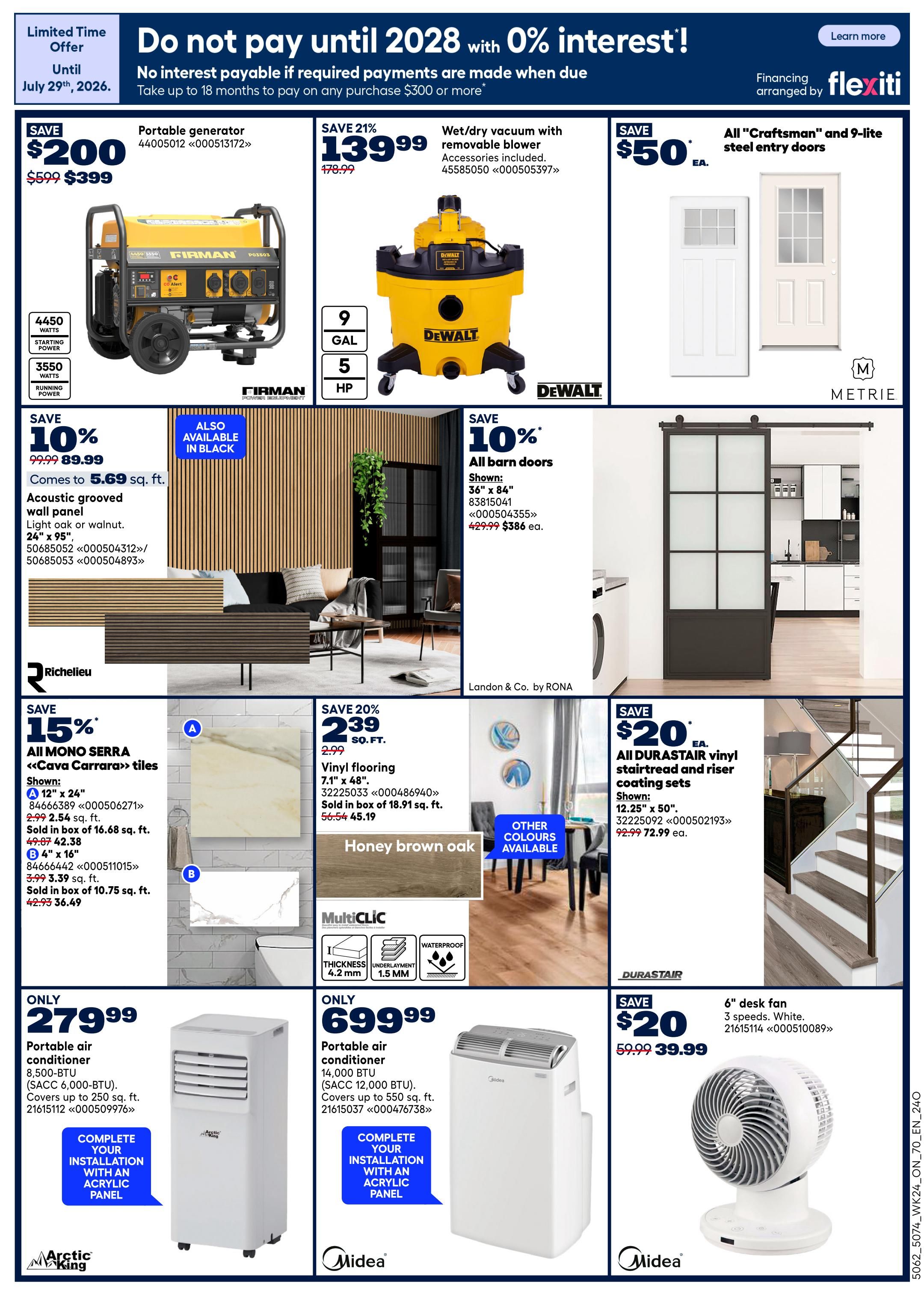 Rona & Rona+ (ON) Flyer July 9 to 15