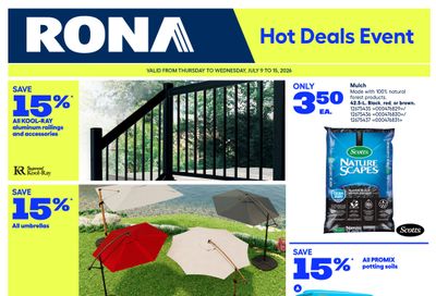Rona & Rona+ (Atlantic) Flyer July 9 to 15