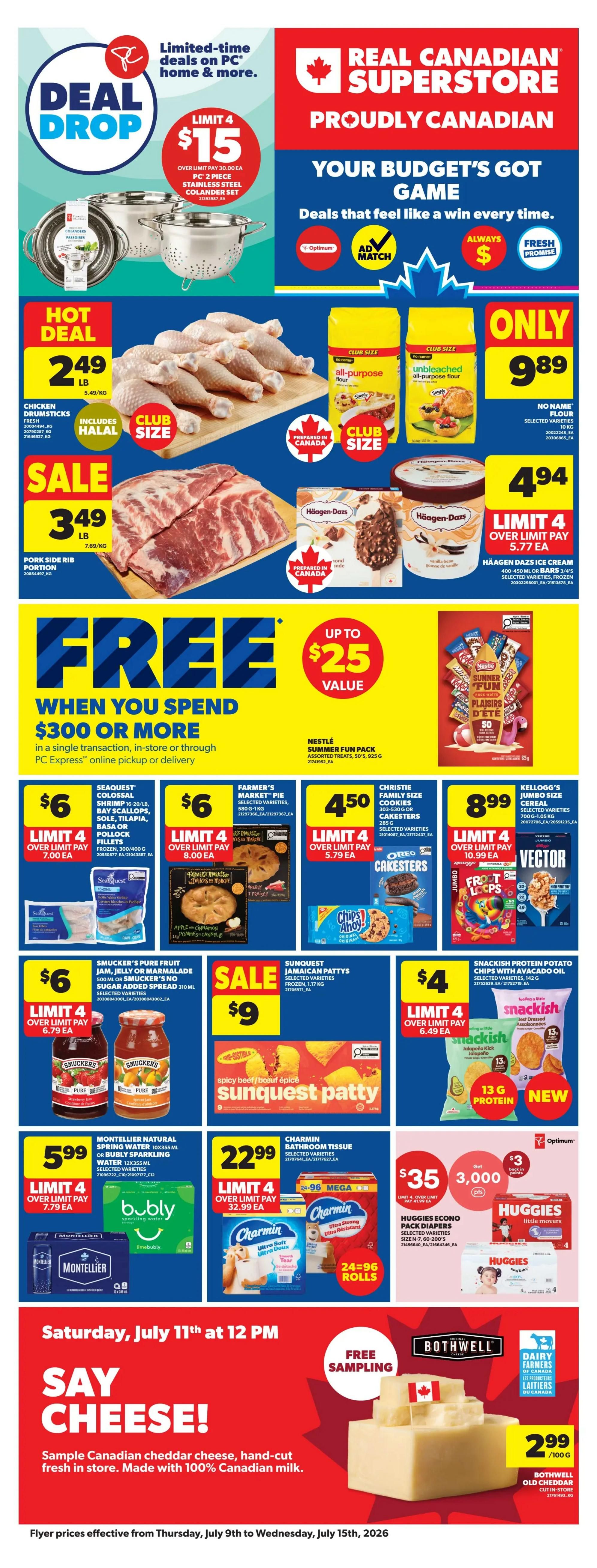 Real Canadian Superstore (West) Flyer July 9 to 15
