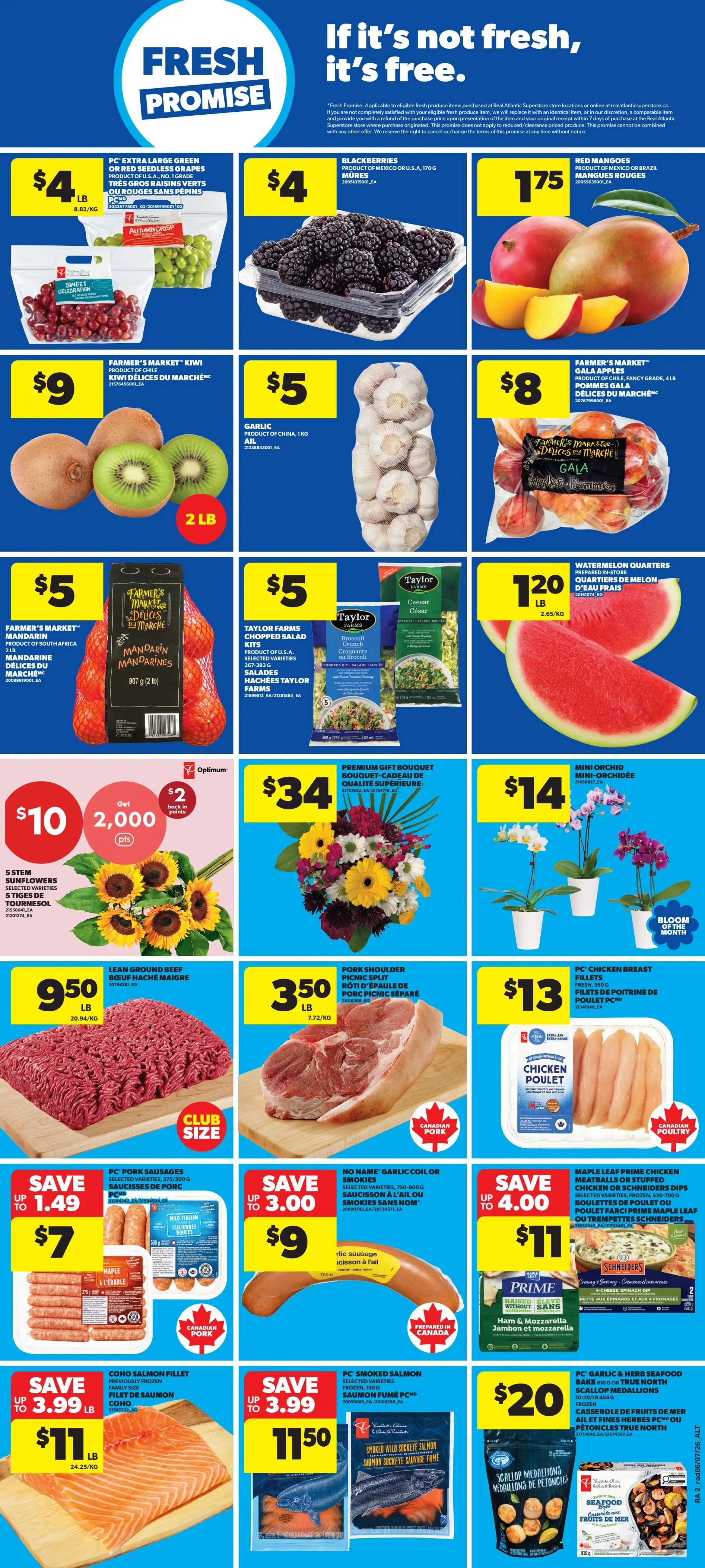 Real Atlantic Superstore Flyer July 9 to 15