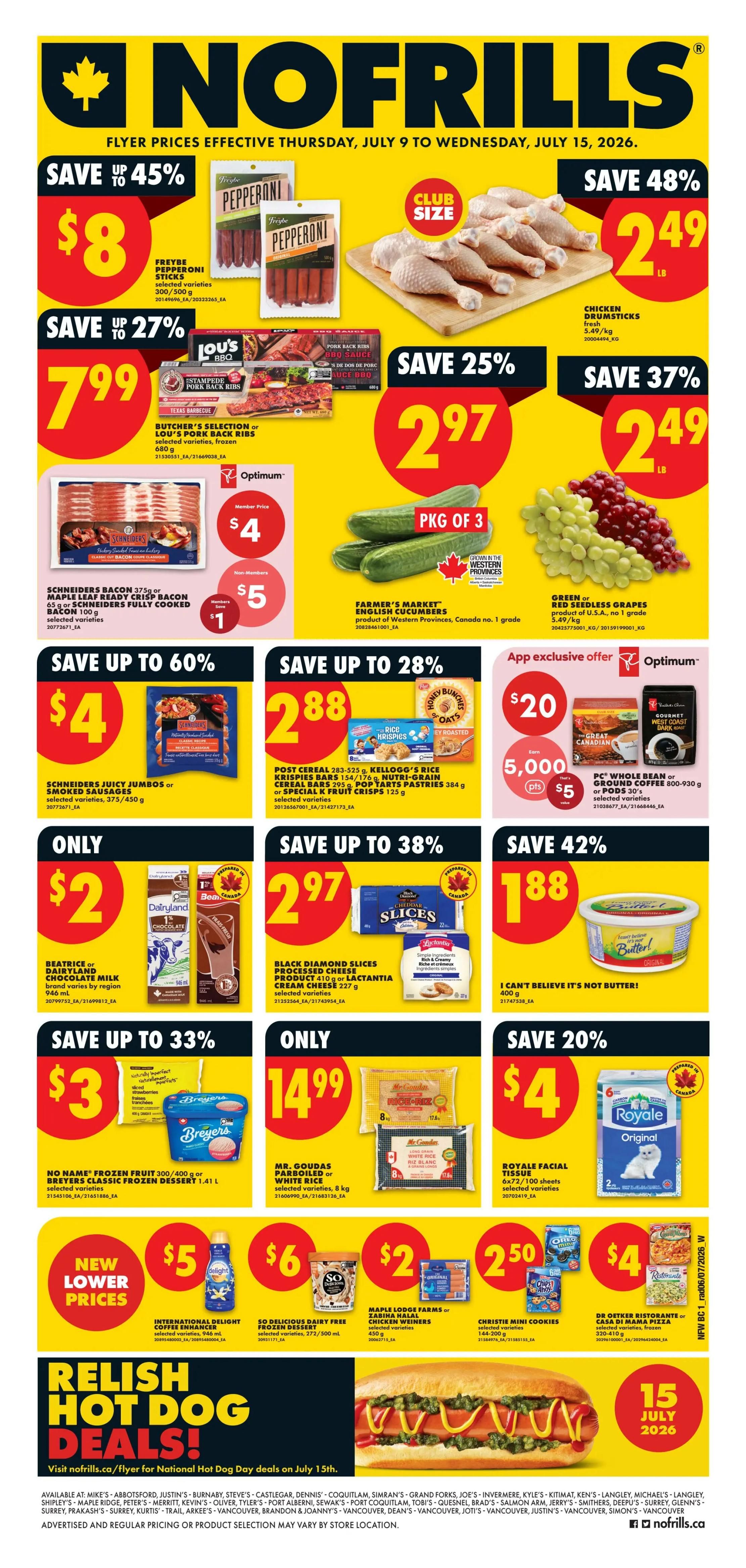 No Frills (West) Flyer July 9 to 15