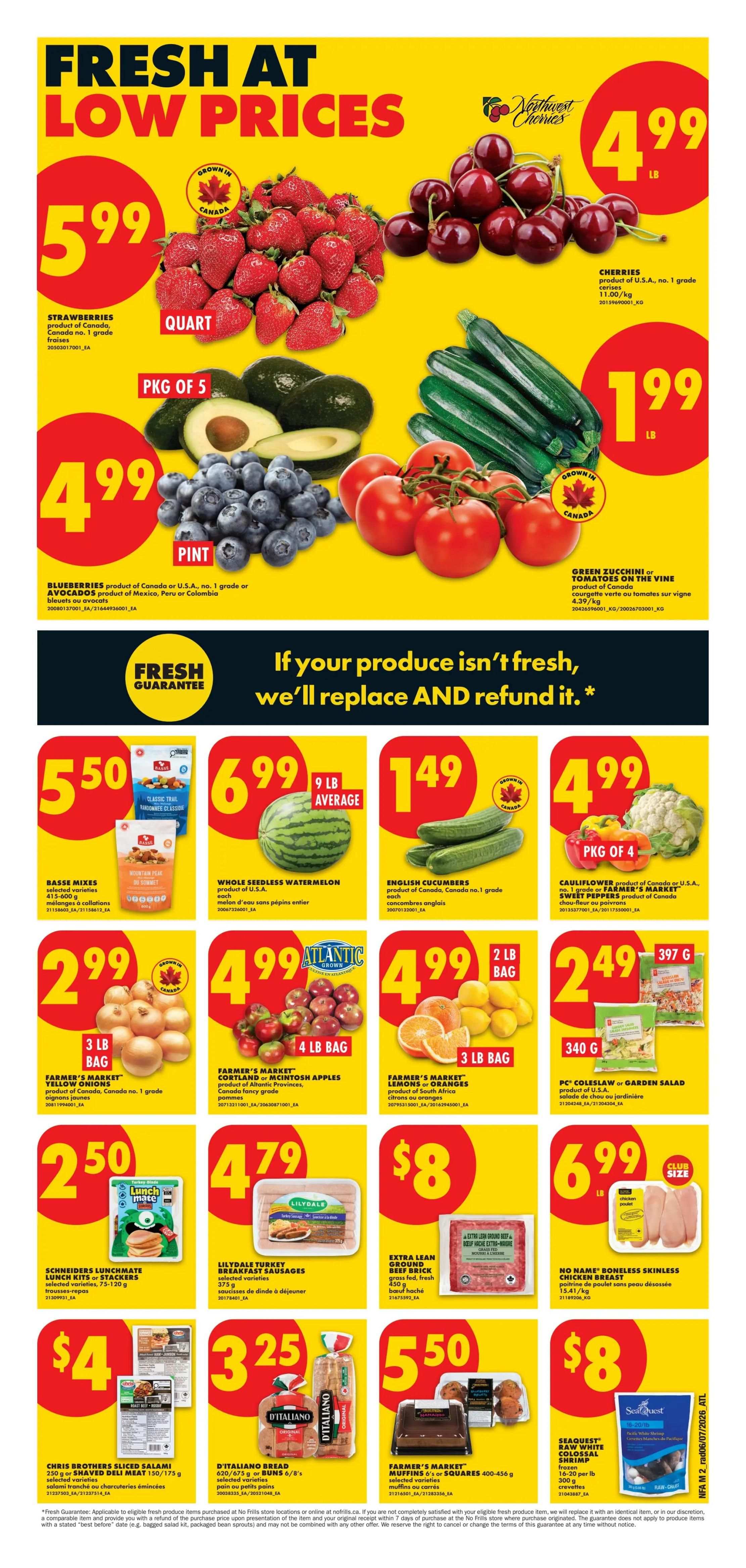 No Frills (Atlantic) Flyer July 9 to 15