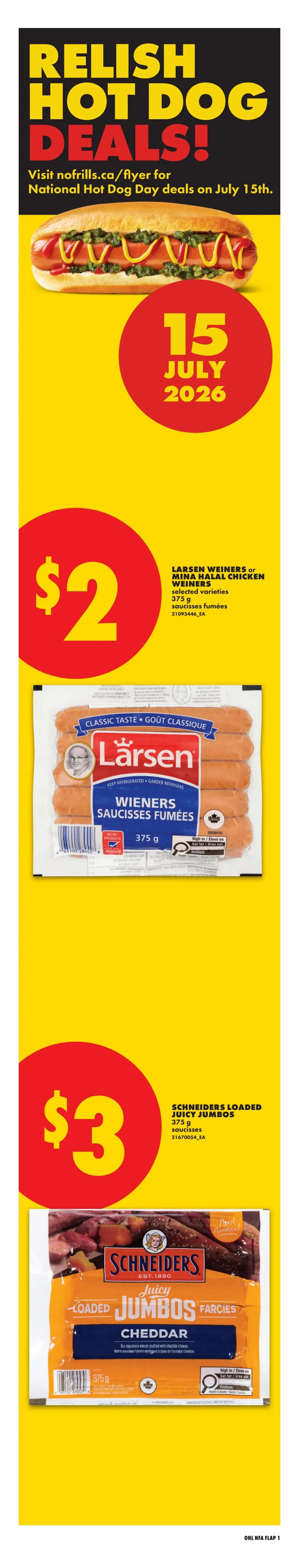 No Frills (Atlantic) Flyer July 9 to 15