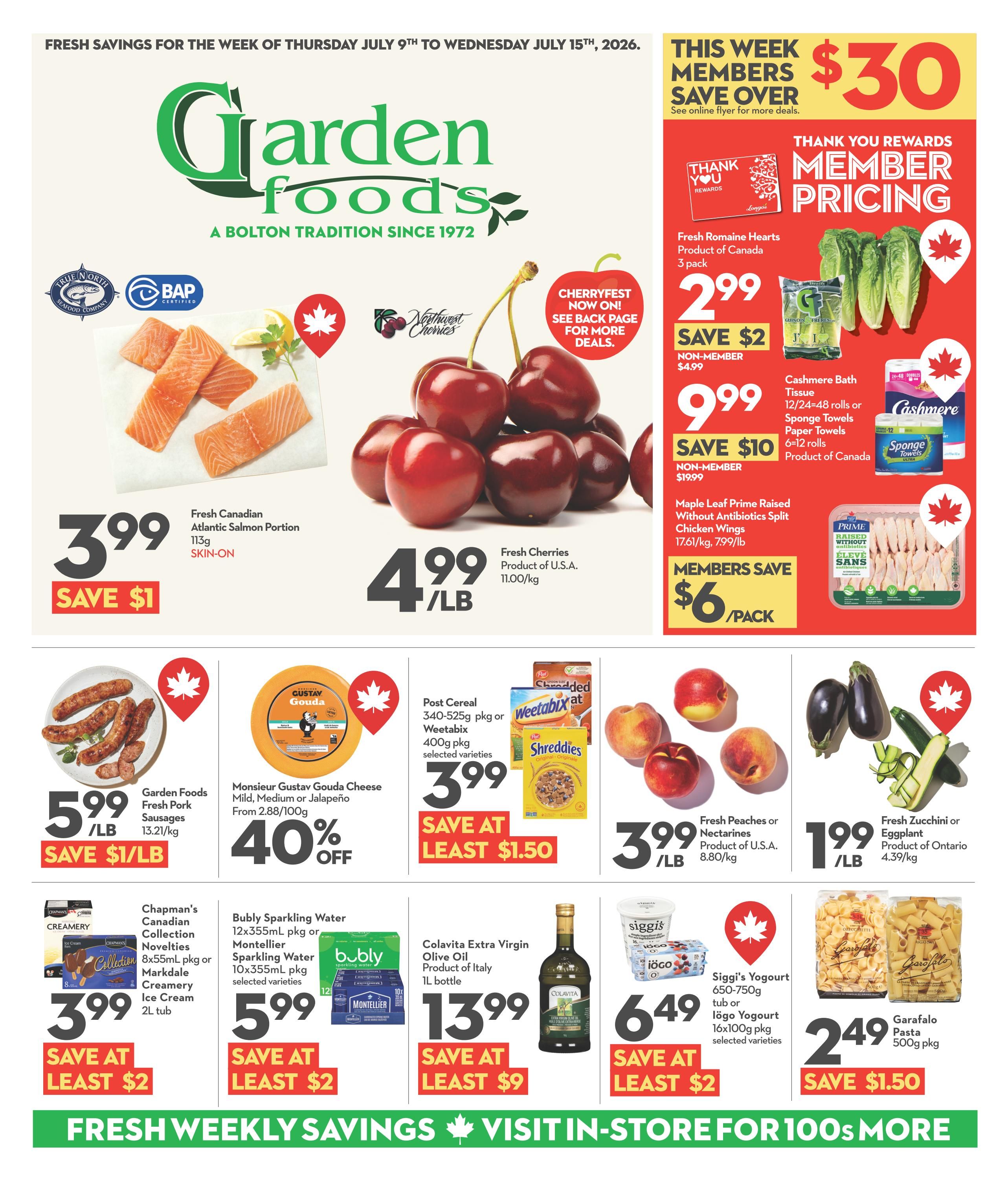 Garden Foods Flyer July 9 to 15