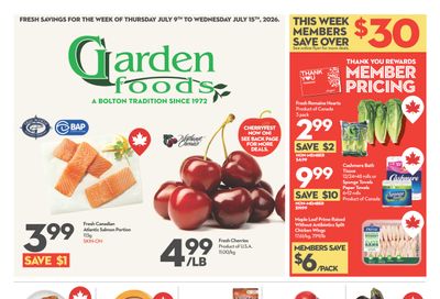 Garden Foods Flyer July 9 to 15