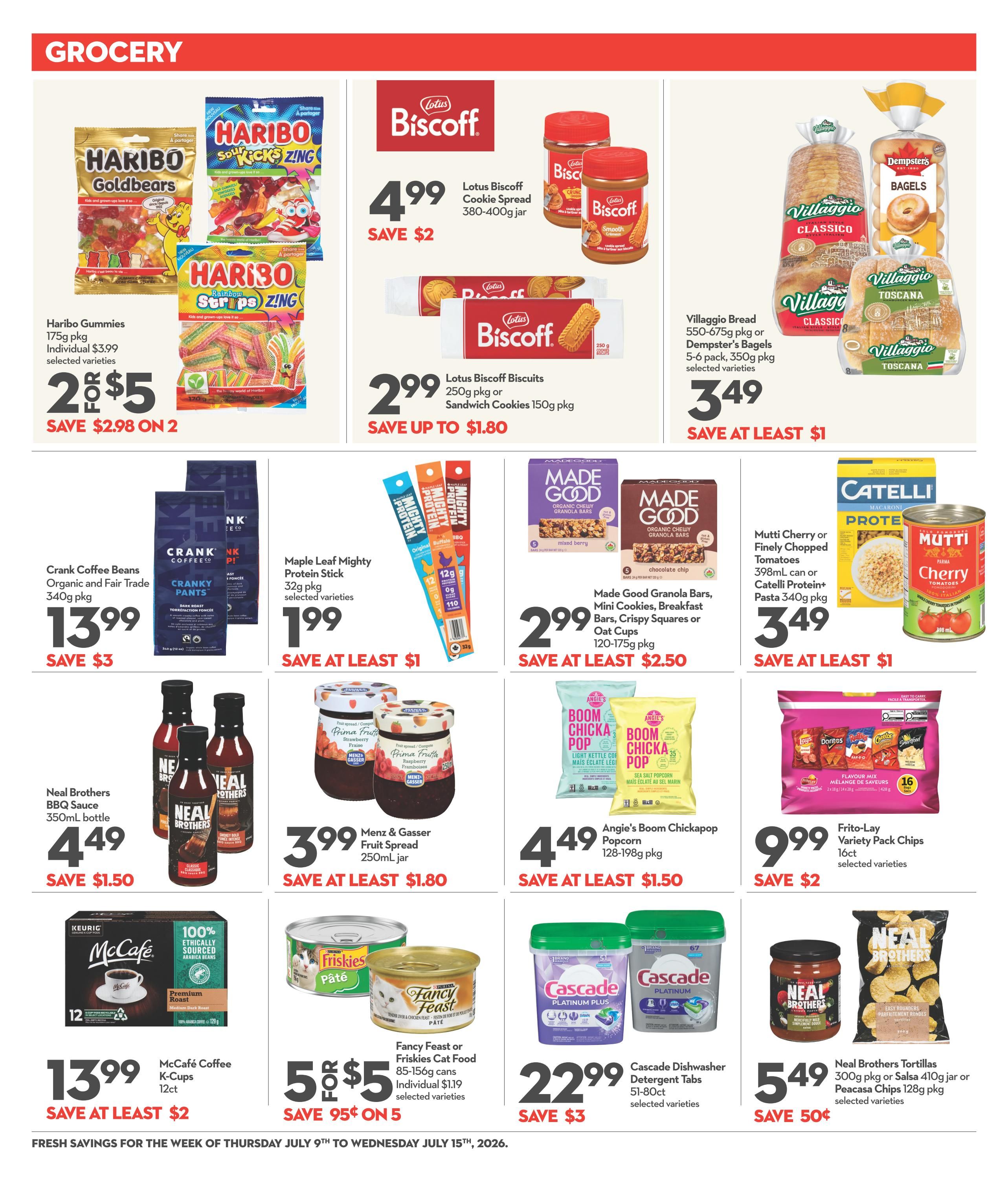Garden Foods Flyer July 9 to 15