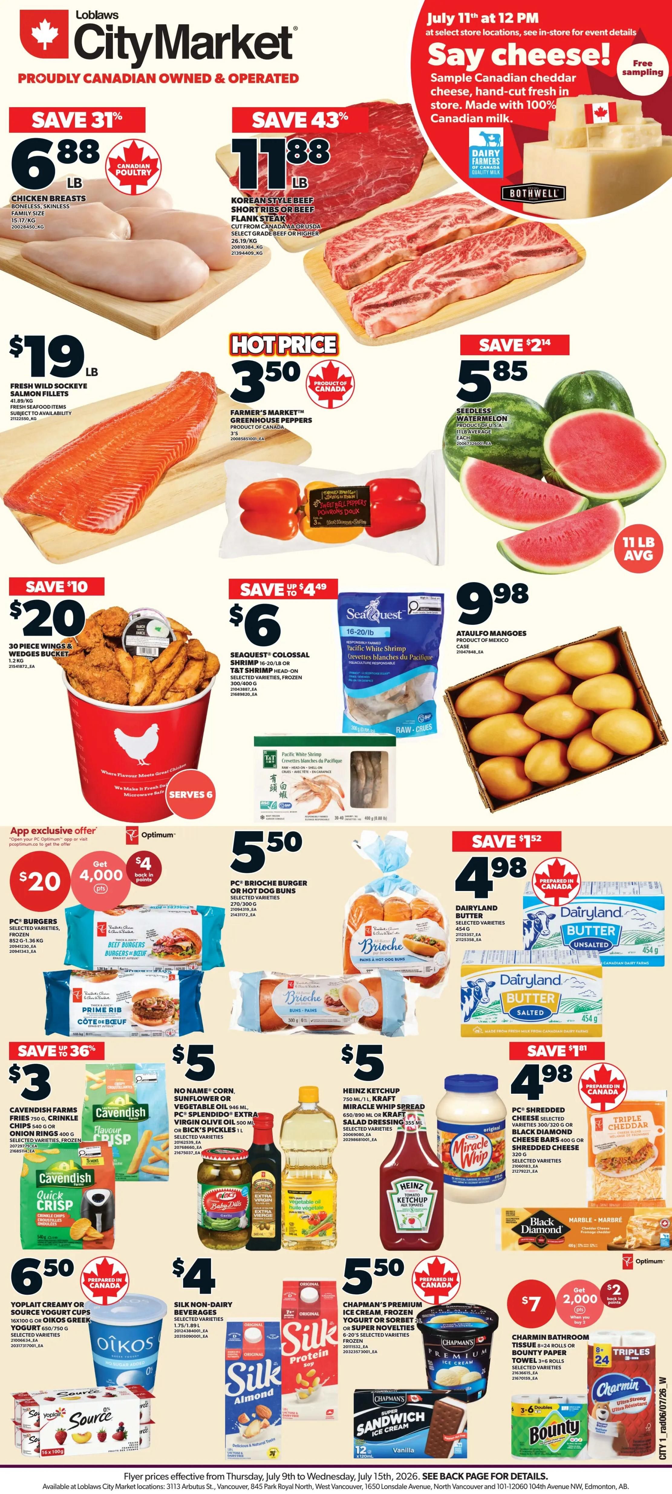 Loblaws City Market (West) Flyer July 9 to 15