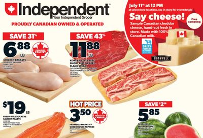 Independent Grocer (West) Flyer July 9 to 15