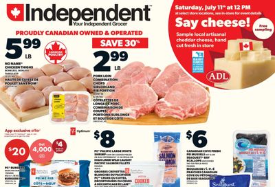 Independent Grocer (Atlantic) Flyer July 9 to 15