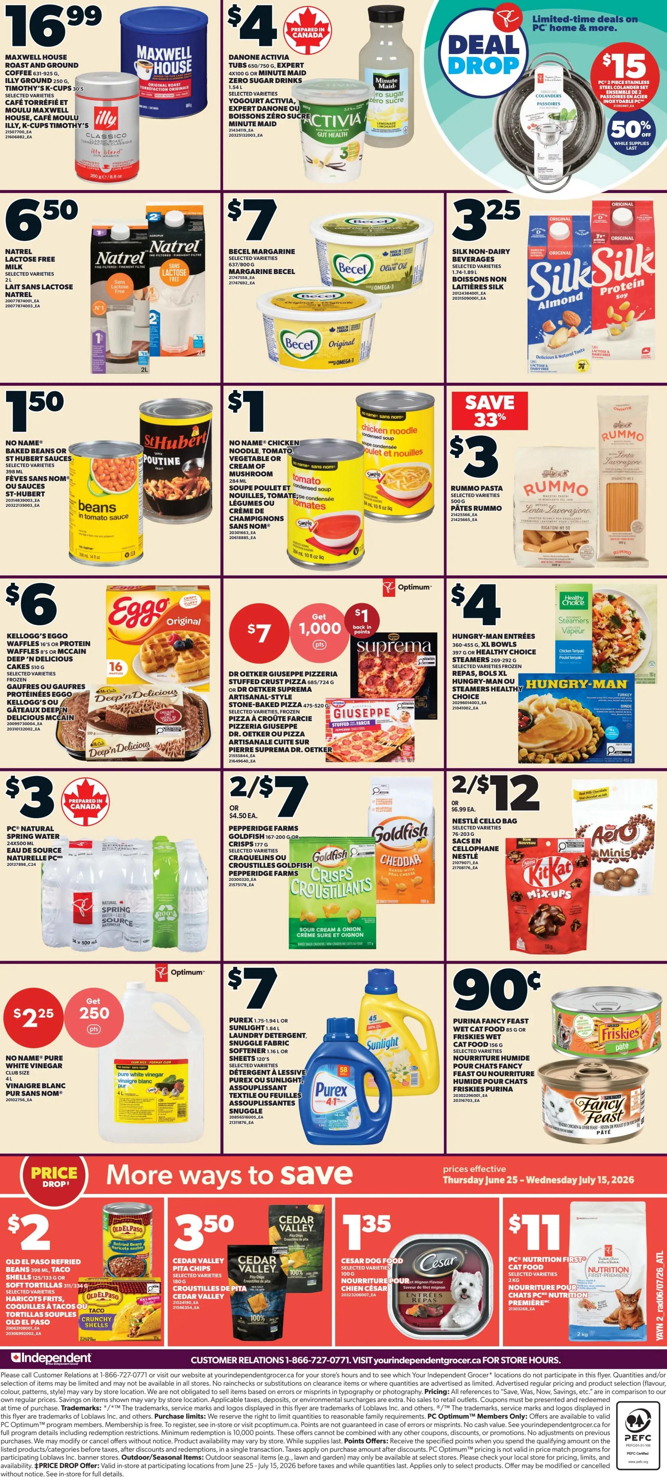 Independent Grocer (Atlantic) Flyer July 9 to 15