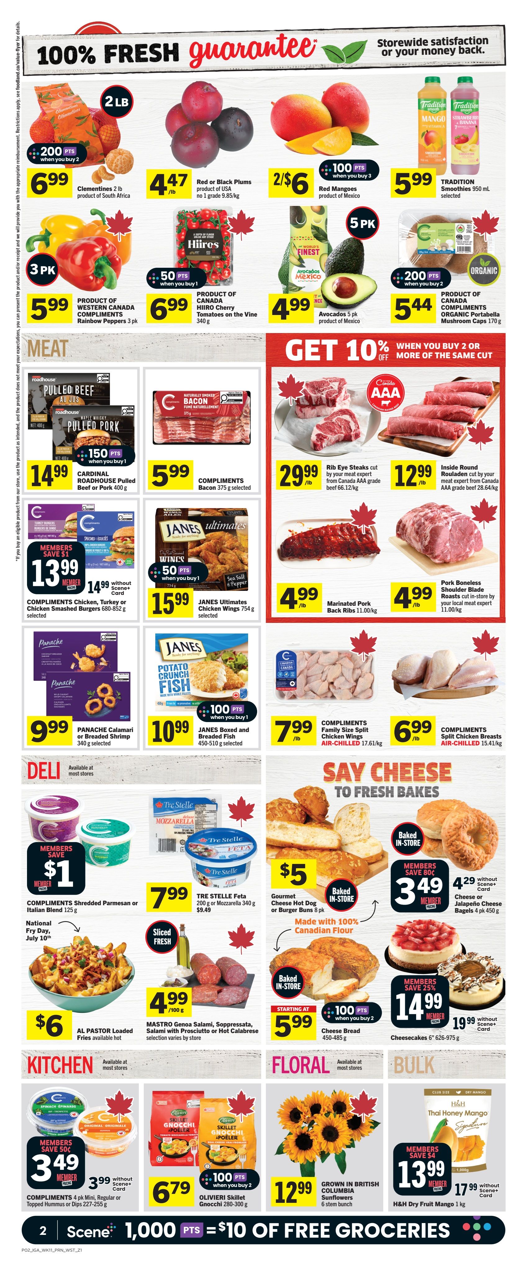 IGA (West) Flyer July 9 to 15