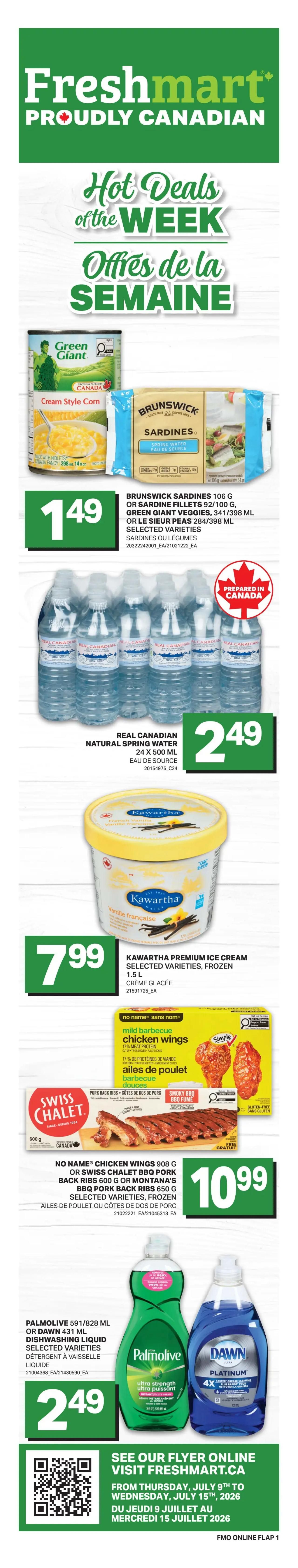 Freshmart (ON) Flyer July 9 to 15