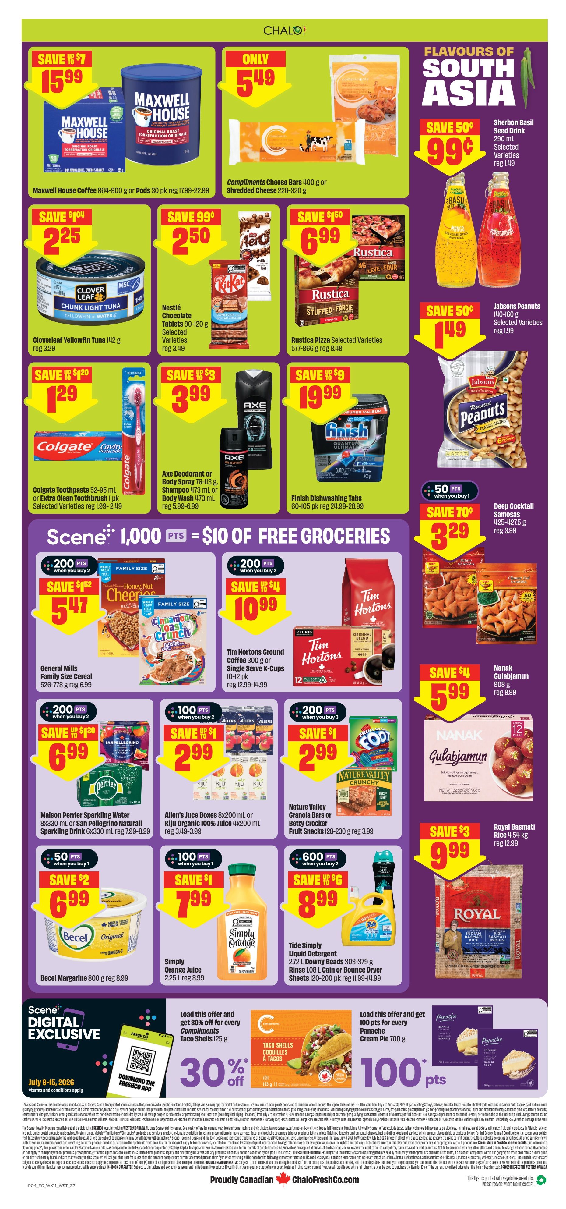 Chalo! FreshCo (West) Flyer July 9 to 15