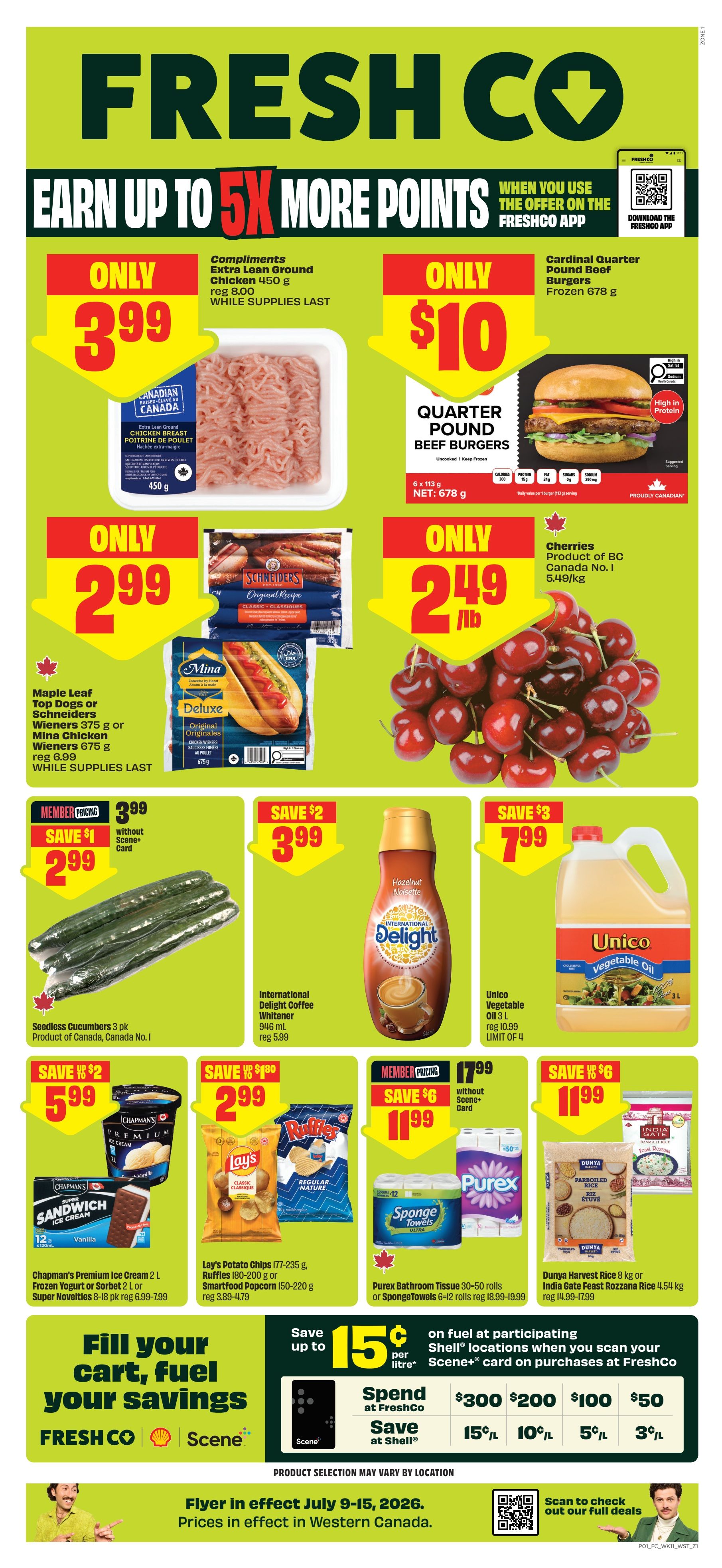 FreshCo (West) Flyer July 9 to 15