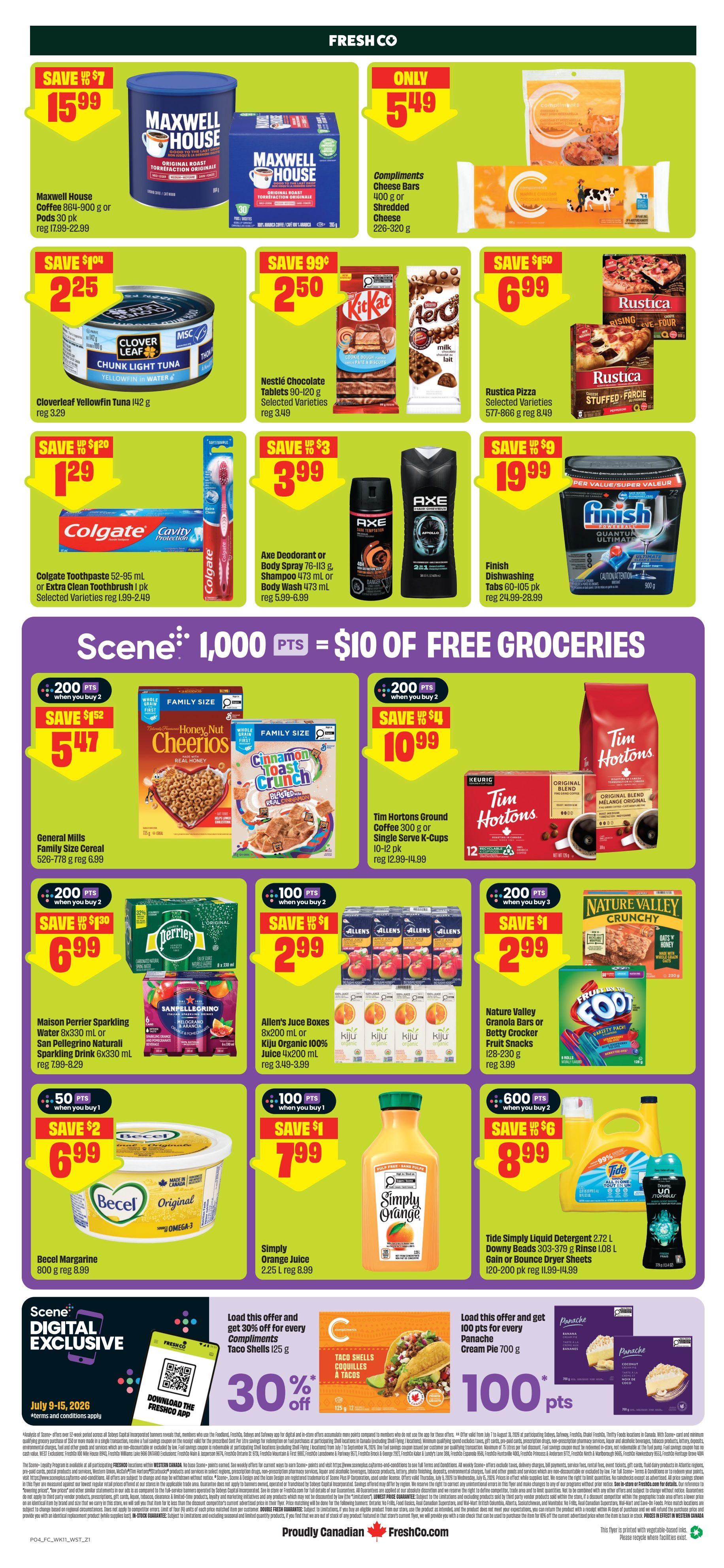 FreshCo (West) Flyer July 9 to 15