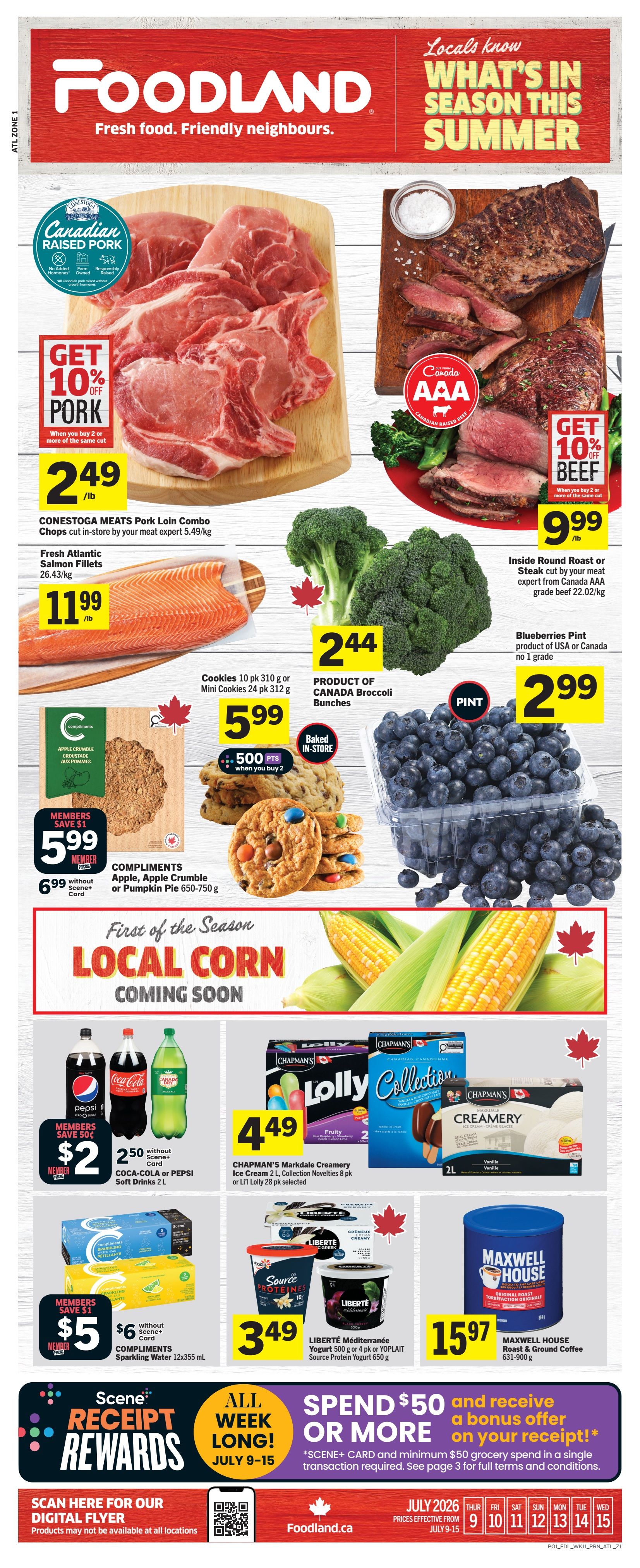 Foodland (Atlantic) Flyer July 9 to 15