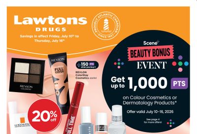 Lawtons Drugs (NB, NL, PE) Flyer July 10 to 16