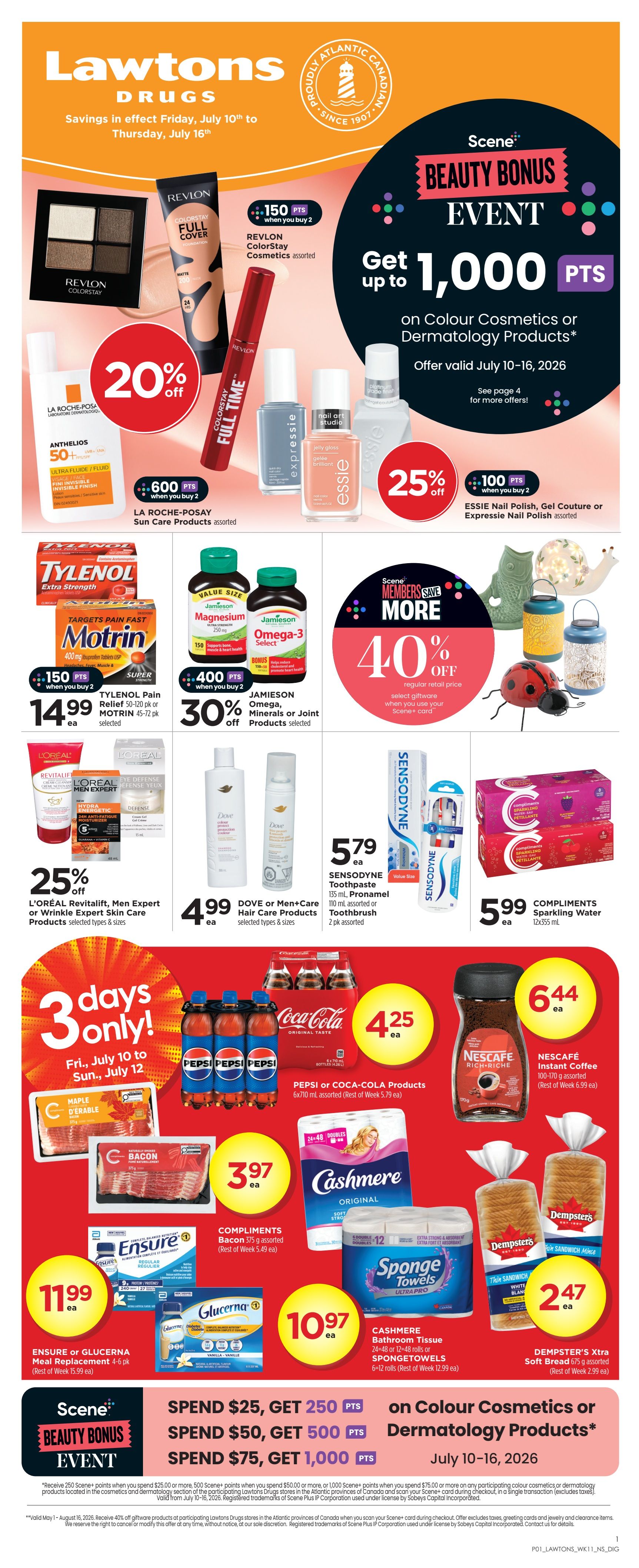 Lawtons Drugs (NS) Flyer July 10 to 16